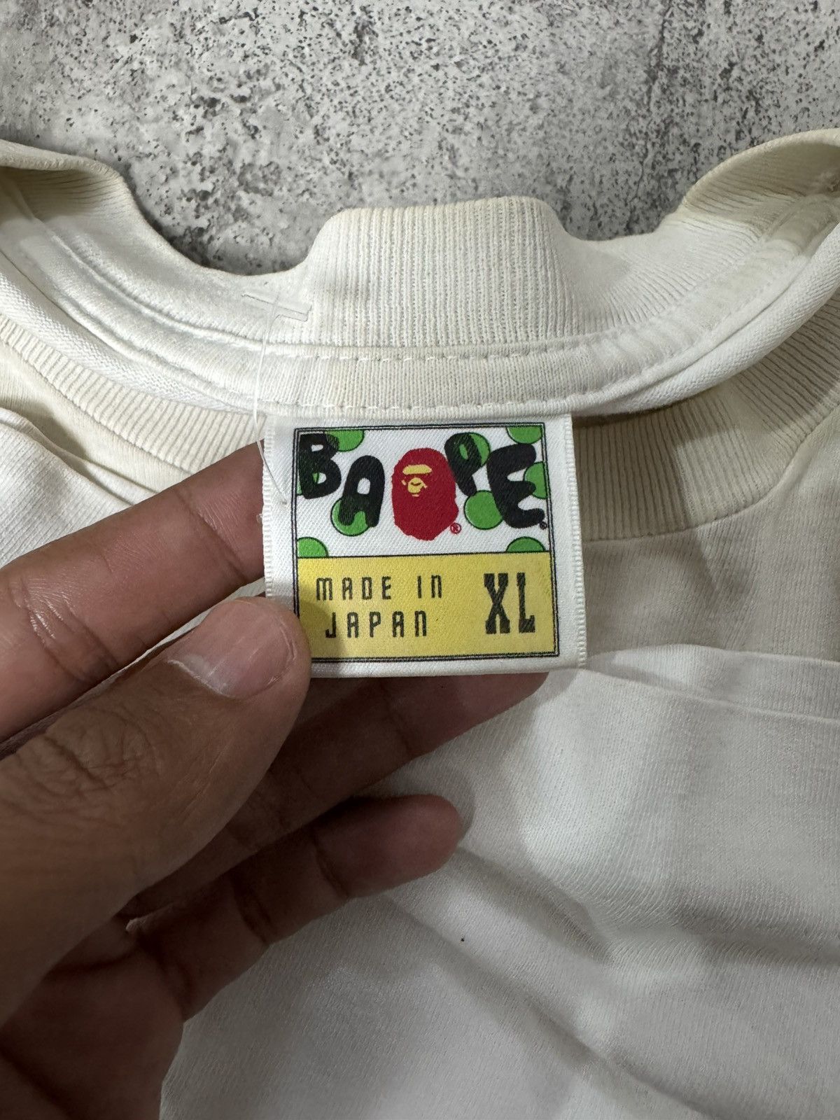 Bape BATHING APE BABY MILO SLEEPING LOGO T-SHIRT Size US XL / EU 56 / 4 - 9 Thumbnail