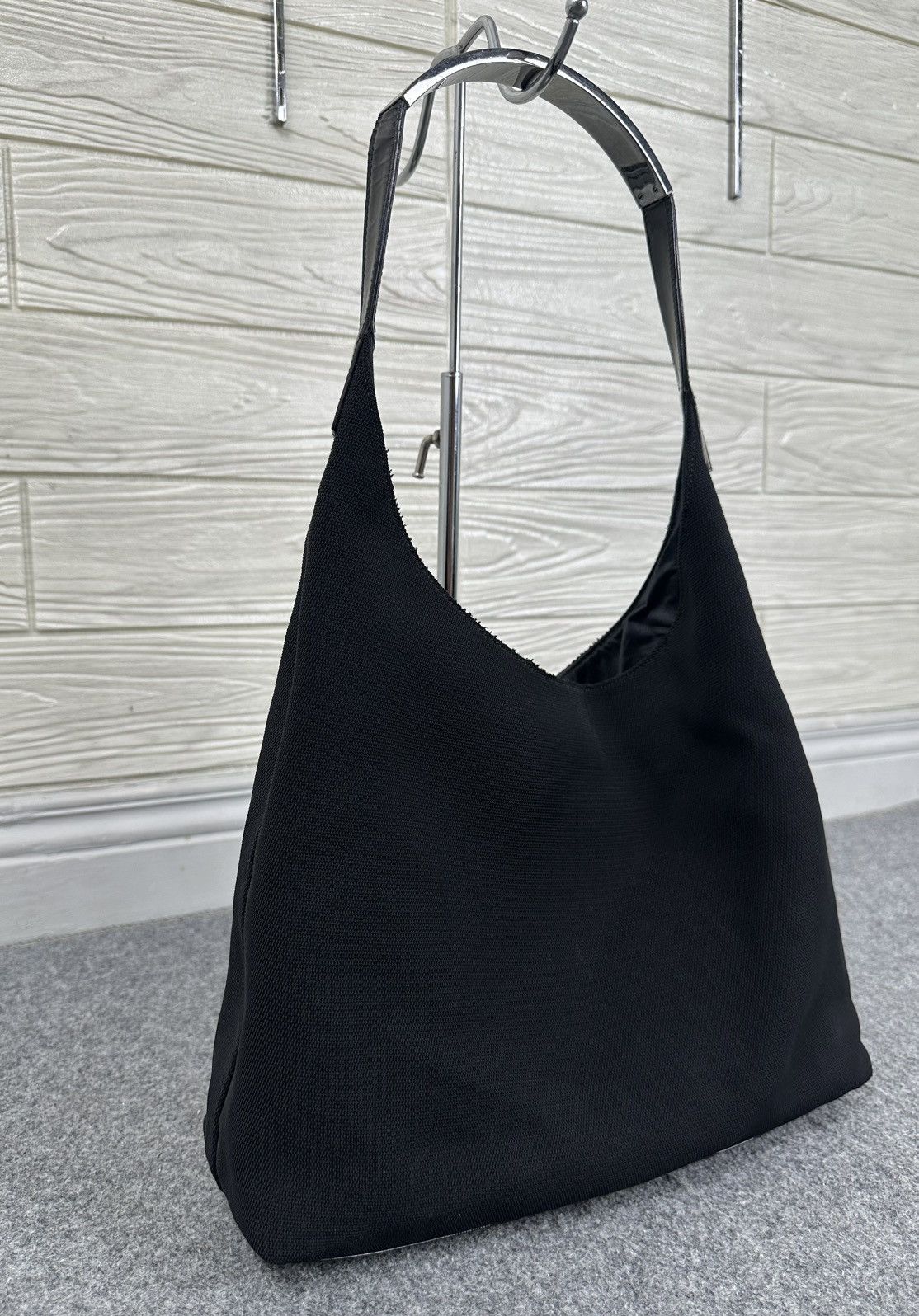 Gucci × Tom Ford Gucci - Tom ford - Hobo Bag Metal Handle Canvass - Black Size ONE SIZE - 2 Thumbnail