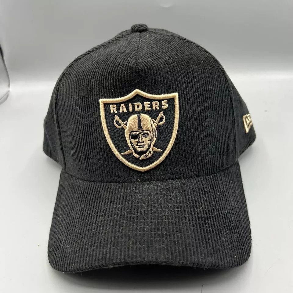 New Era Las Vegas Raiders Hat Men Corduroy Plaid Snap Back Cap New Size ONE SIZE - 2 Thumbnail