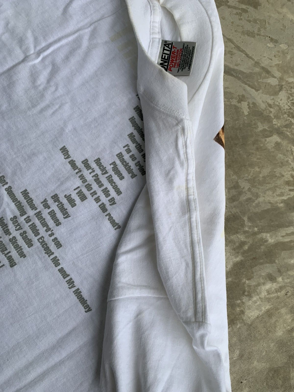 Band Tees × Vintage VINTAGE 90s THE BEATLES WHITE ALBUM T- SHIRT Size US L / EU 52-54 / 3 - 17 Thumbnail