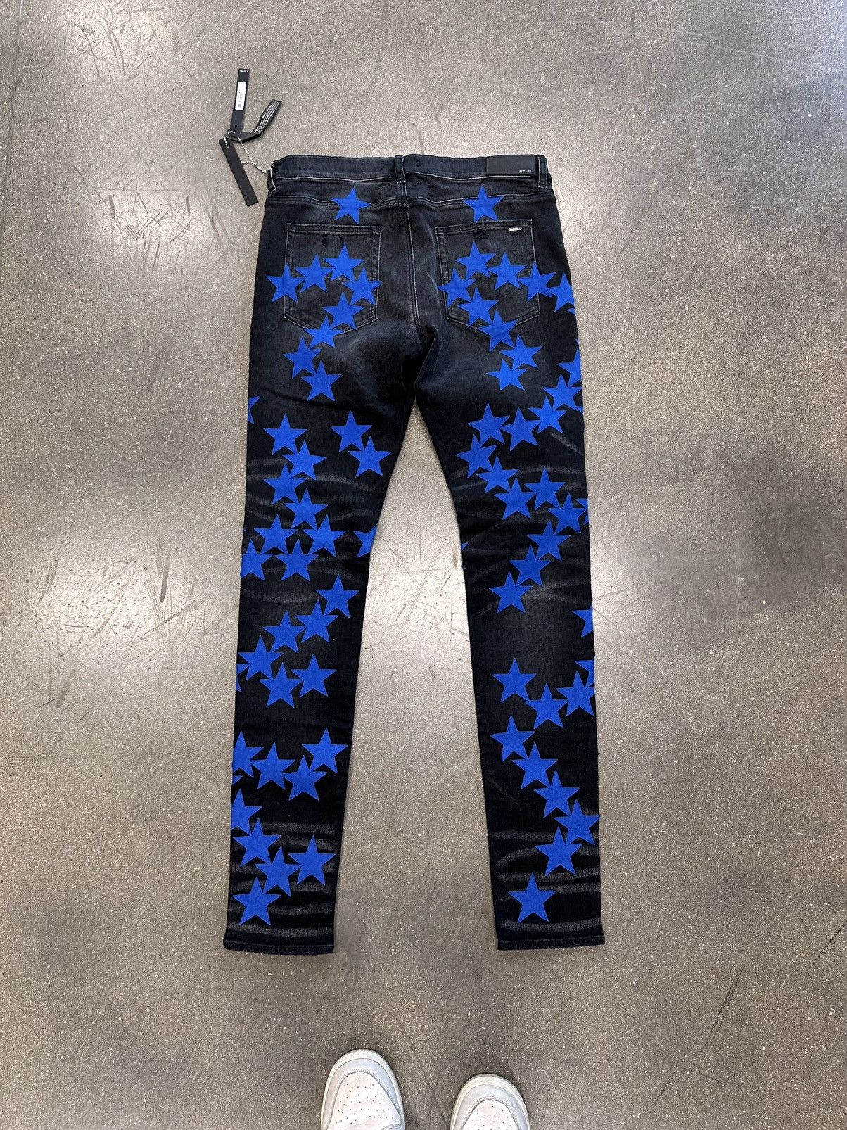 Amiri Amiri Chemist Star Patch Jeans Black Blue Size US 36 / EU 52 - 2 Thumbnail
