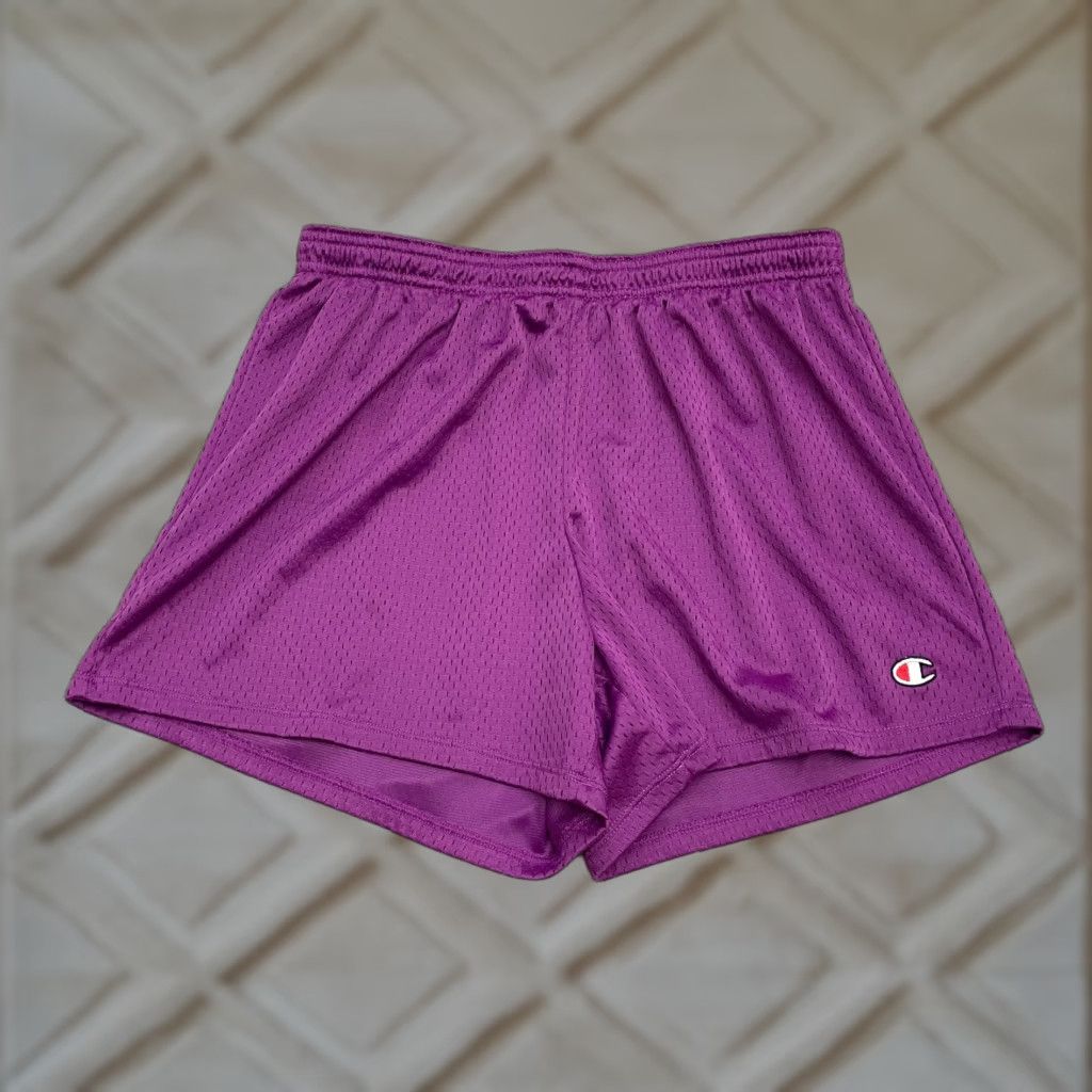 Champion Champion Authentic Active Shorts Womens Medium Purple Elastic Athletic 27x3.5 Size 32" / US 10 / IT 46 - 1 Thumbnail
