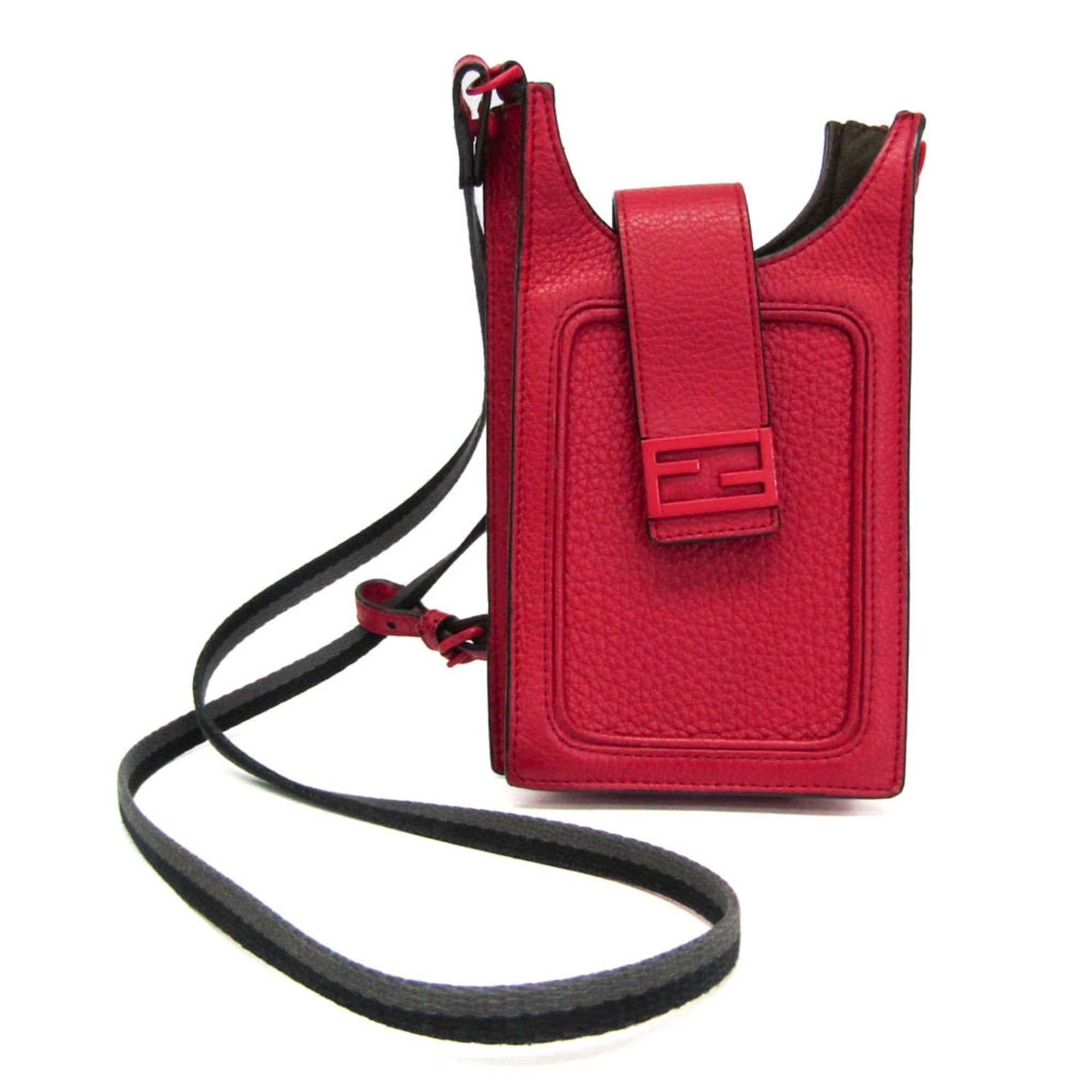 Fendi Fendi Smartphone Shoulder Bag 7AR944 Women's Leather Shoulder Bag Red Color Size ONE SIZE - 1 Thumbnail