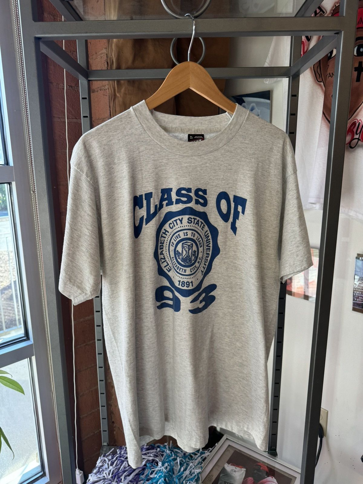 Other Vintage 1993 Grey Elizabeth City State University Shirt Size US XL / EU 56 / 4 - 1 Preview