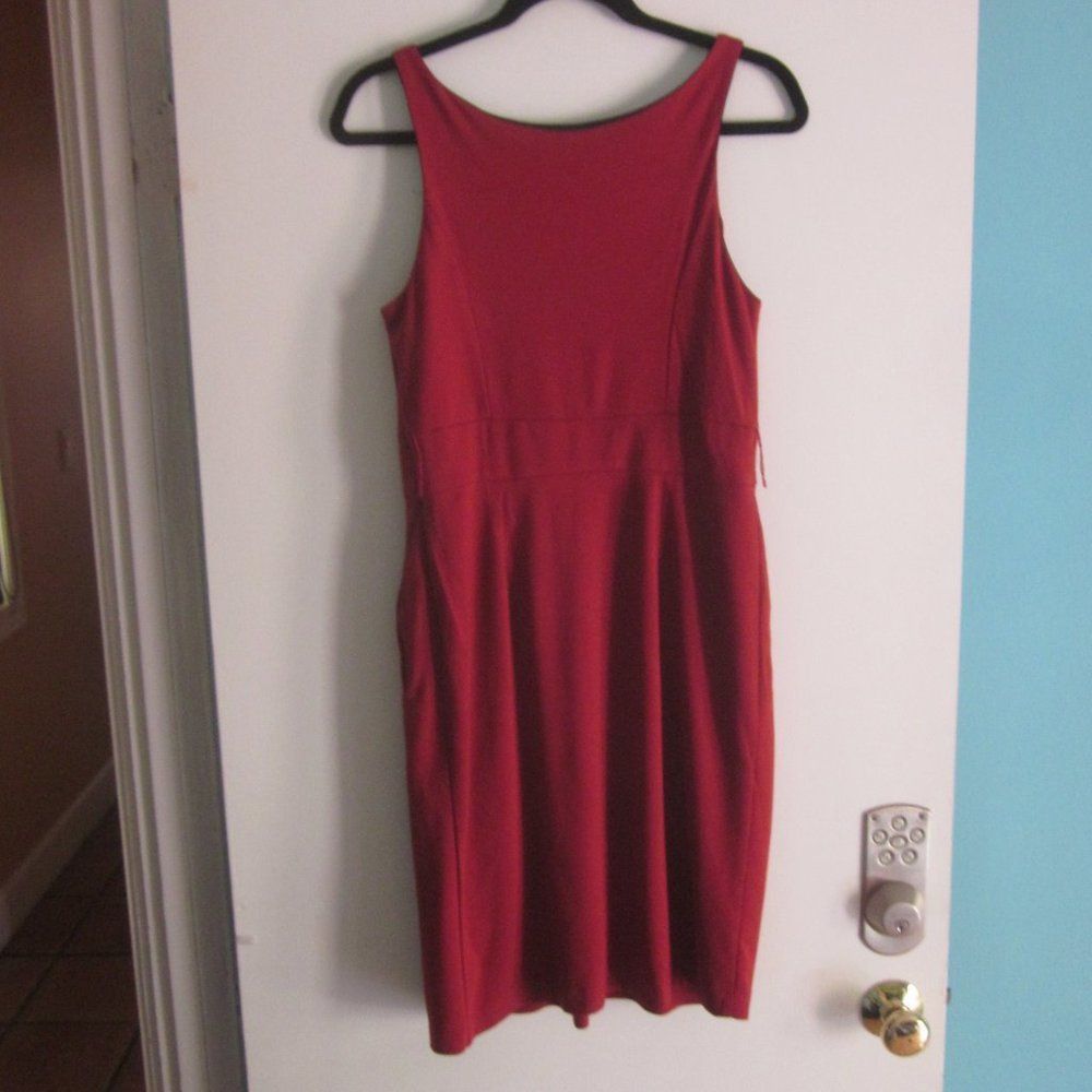 Eva Franco Eva Franco Red Dress Size 4 Size S / US 4 / IT 40 - 6 Thumbnail
