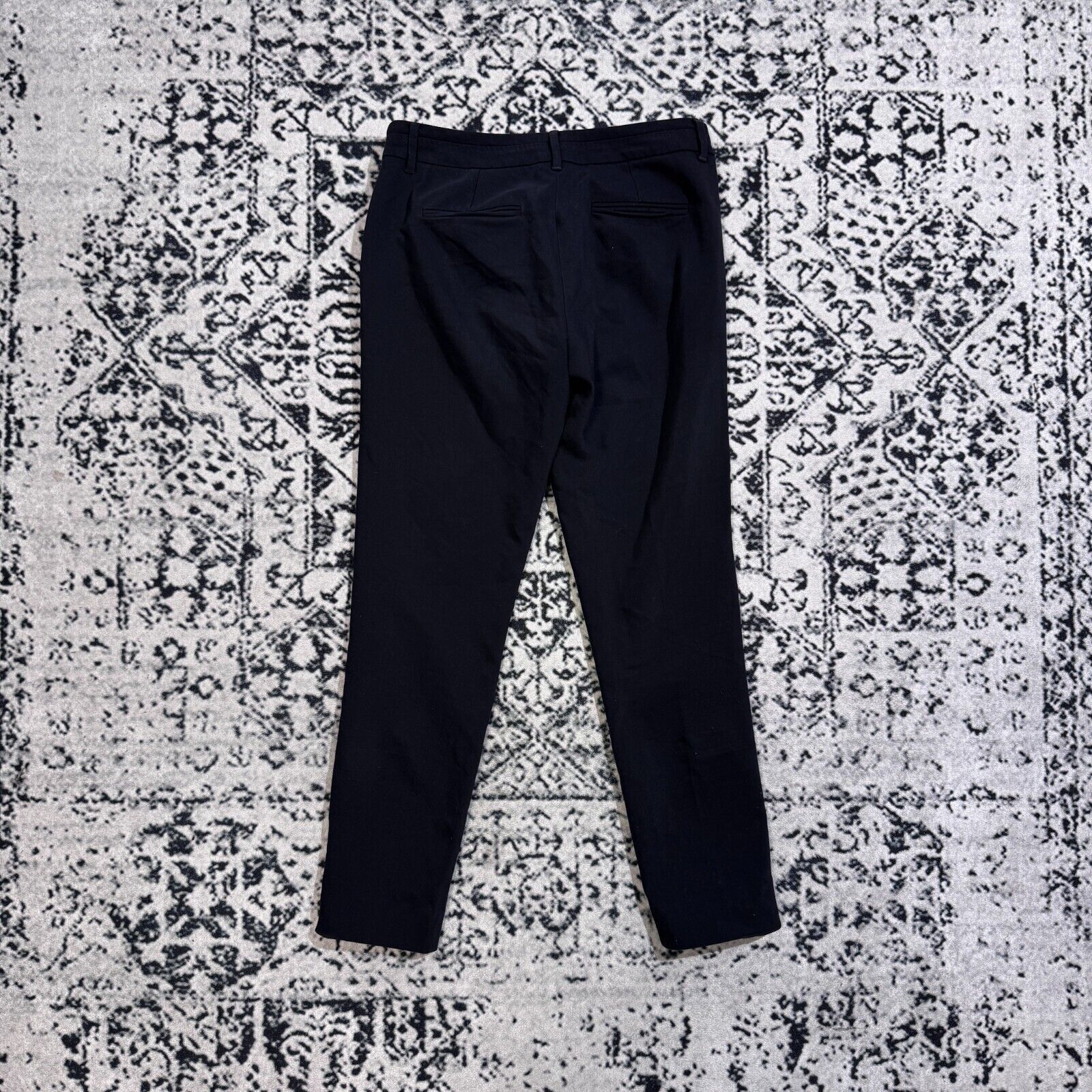 Marella × Vintage Vintage Marella Black Cotton Chino Suit Pants Size 40IT Y2K Size 30" / US 8 / IT 44 - 9 Thumbnail