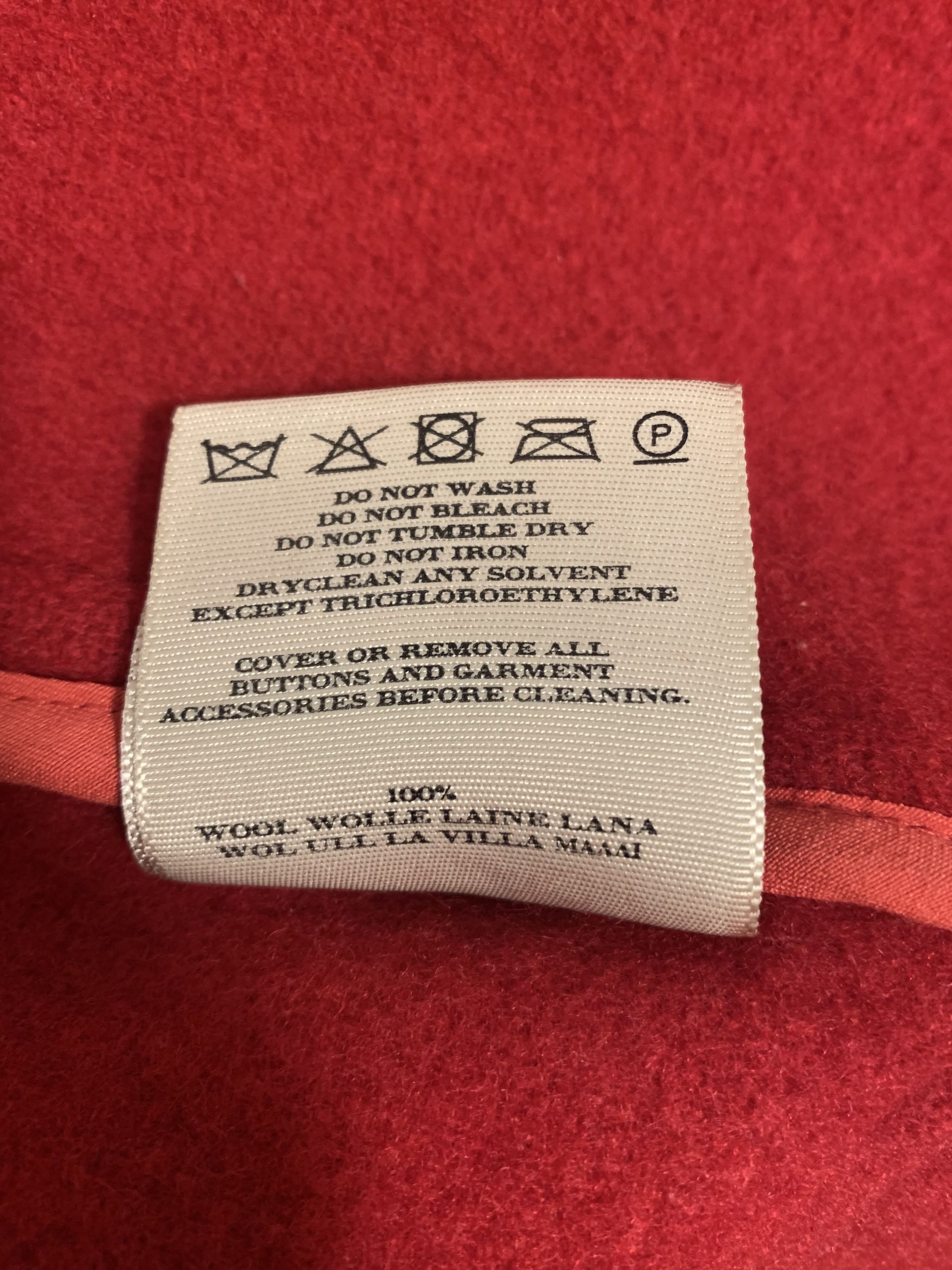 Burberry Burberry Wool Coat Size L / US 10 / IT 46 - 7 Thumbnail
