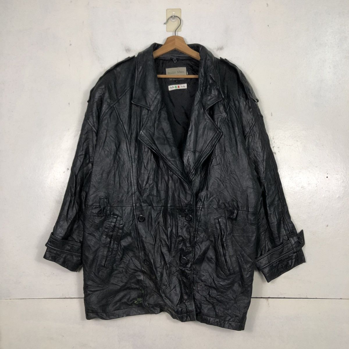 Pelle Pelle 📌Vintage Biker Leather Jacket Gullit Men Issey Miyake Size US M / EU 48-50 / 2 - 3 Thumbnail