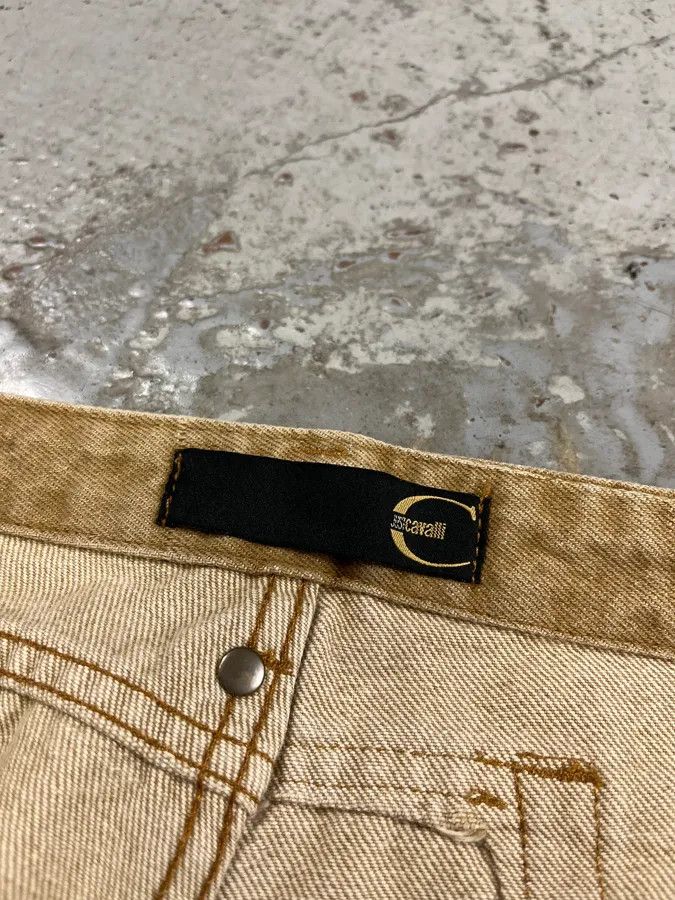 Just Cavalli 2000s Cavalli Beige & Brown Gradient Pants Size US 32 / EU 48 - 10 Thumbnail