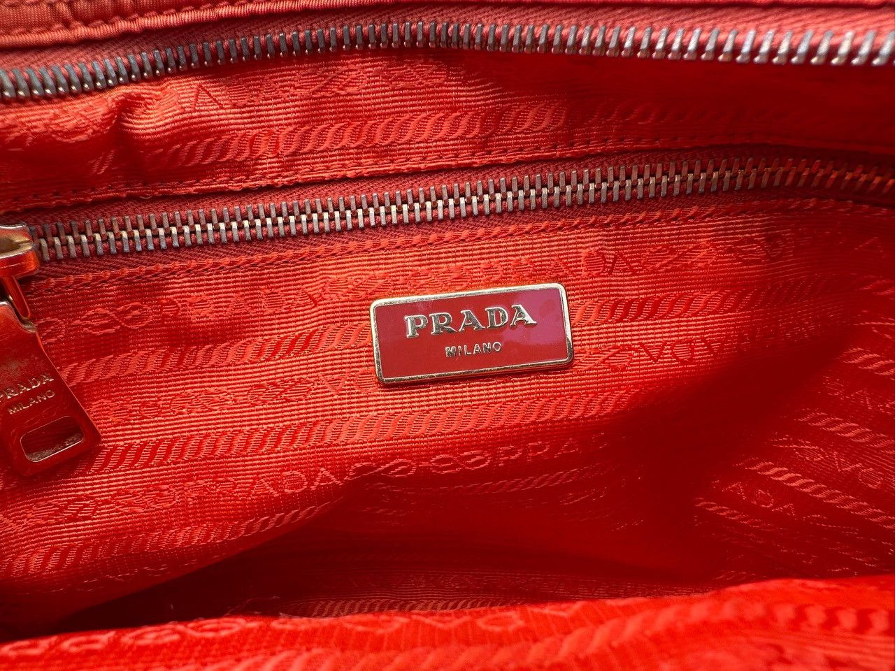 Prada Authentic Prada Tessuto Saffiano Crossbody Bag Size ONE SIZE - 9 Thumbnail