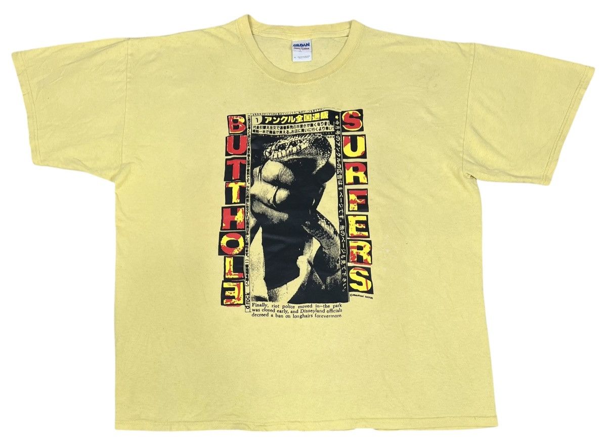 Band Tees Vintage Butthole Surfers Independent Worn Salon Tour Tee Size US XL / EU 56 / 4 - 1 Thumbnail