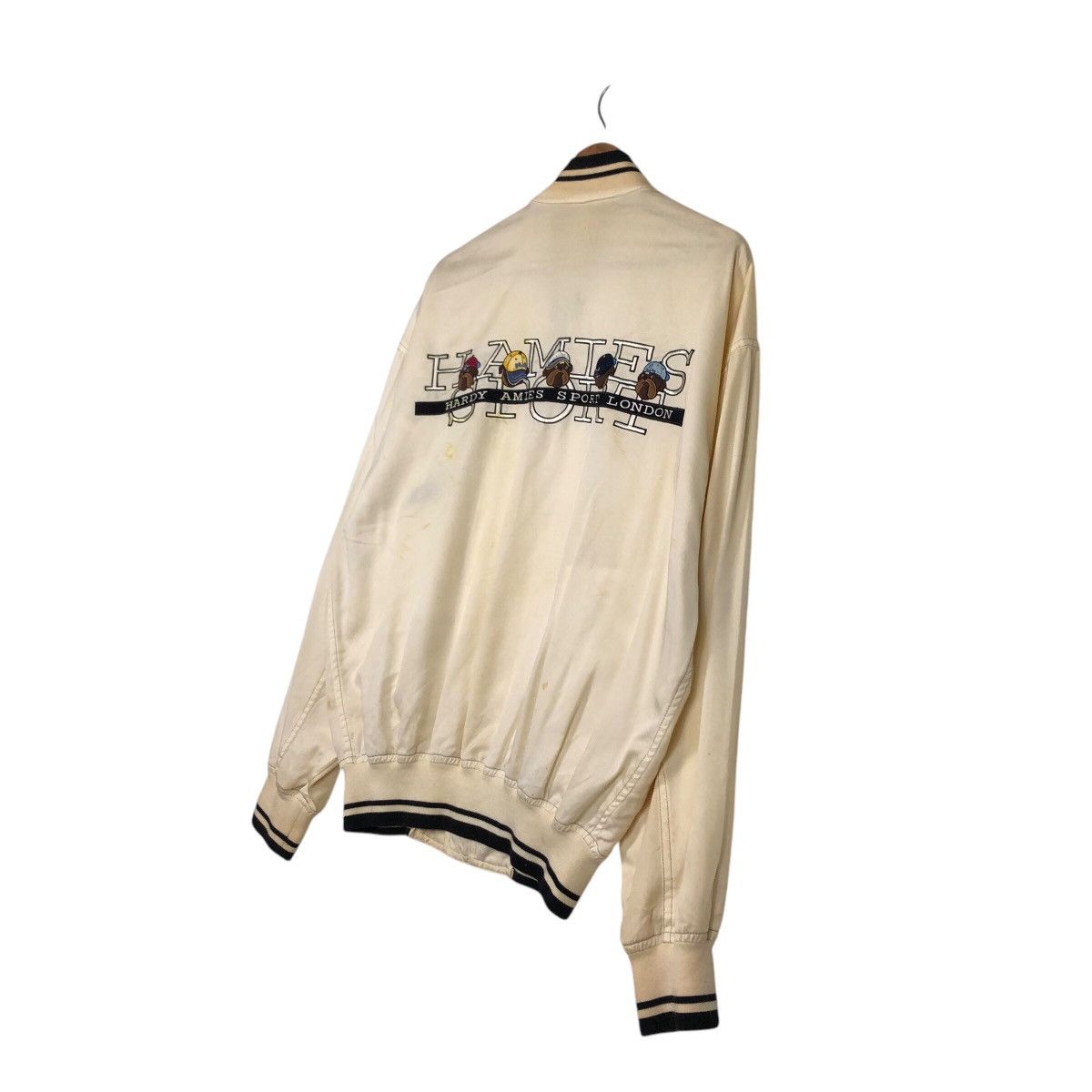 Japanese Brand × Vintage 📌Vintage Bomber Jacket Hardy Amies Sport Big Logo Size US M / EU 48-50 / 2 - 11 Thumbnail