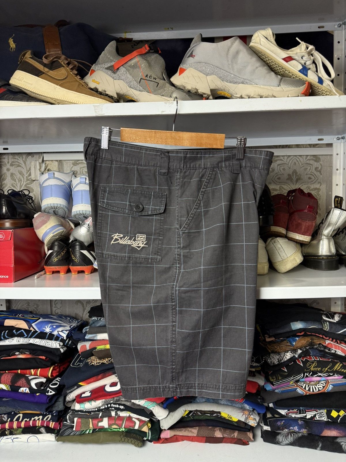 Billabong Vintage Billabong Striped Shorts Streetwear Style Size 34 Size US 34 / EU 50 - 4 Thumbnail