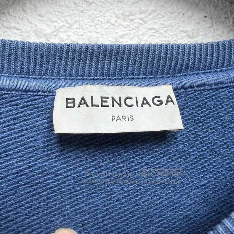 Balenciaga Balenciaga Gradient Logo Printed Blue Round Neck Sweatshir Size US XS / EU 42 / 0 - 3 Thumbnail