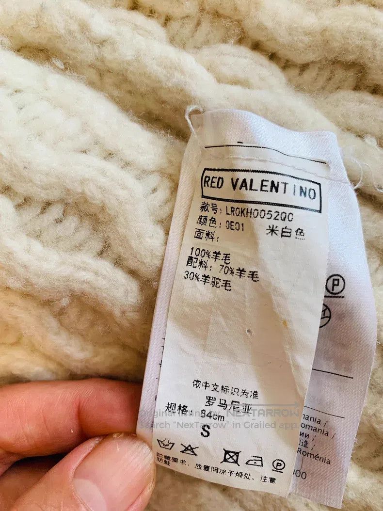 Valentino Valentino Valentino fur coat white cardigan Size S / US 4 / IT 40 - 5 Thumbnail