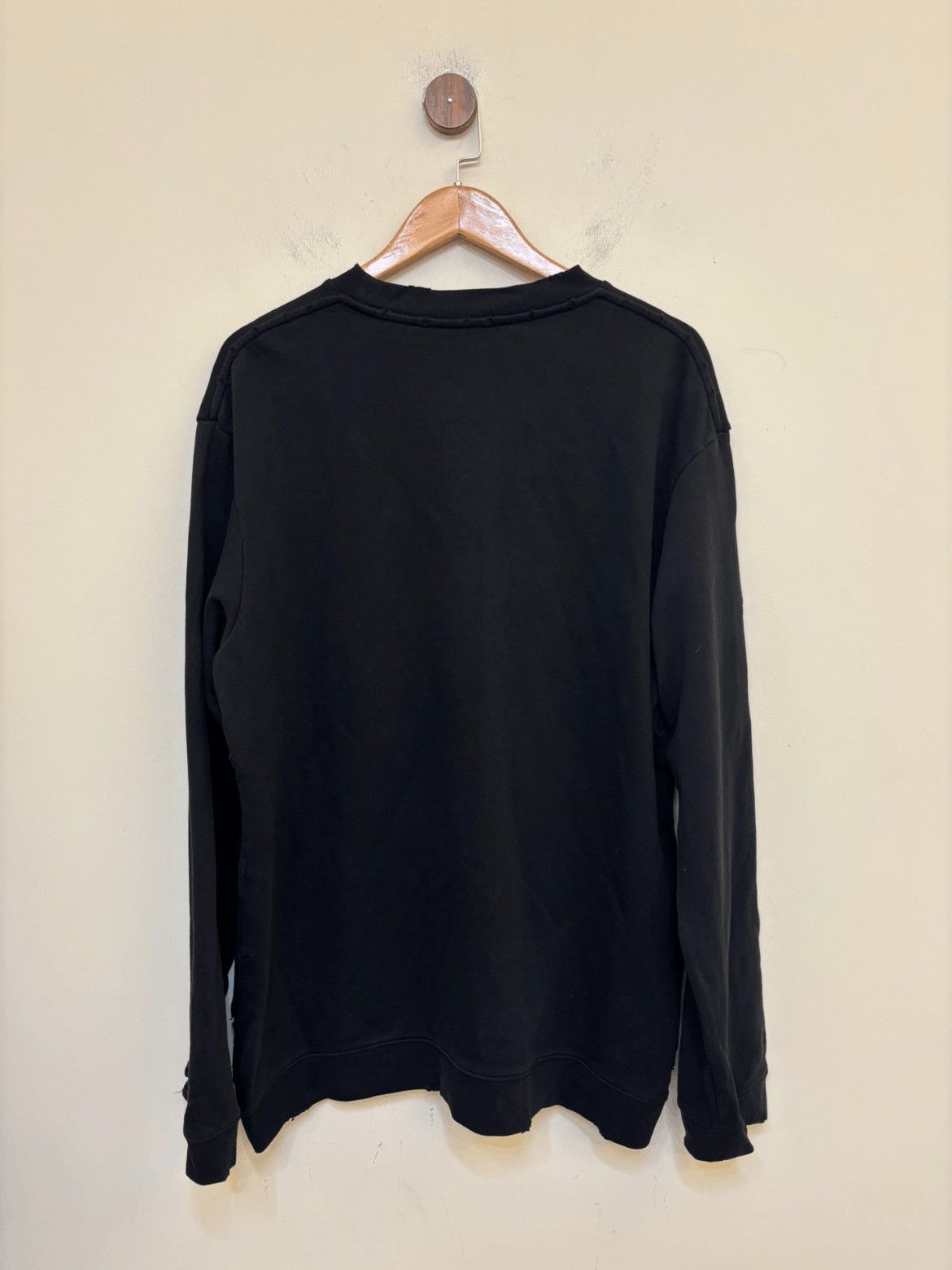 Raf Simons Raf Simons No Land Distressed Sweatshirt Size US XL / EU 56 / 4 - 9 Thumbnail