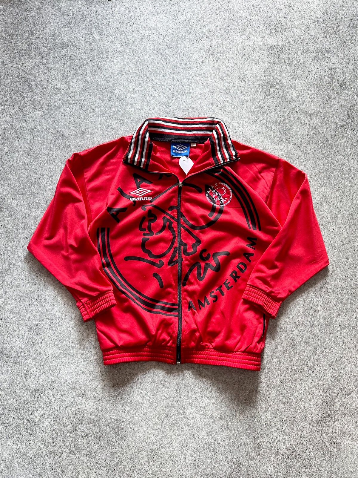 Umbro 1996 Vintage Umbro Ajax Amsterdam Track Jacket Size US S / EU 44-46 / 1 - 1 Thumbnail