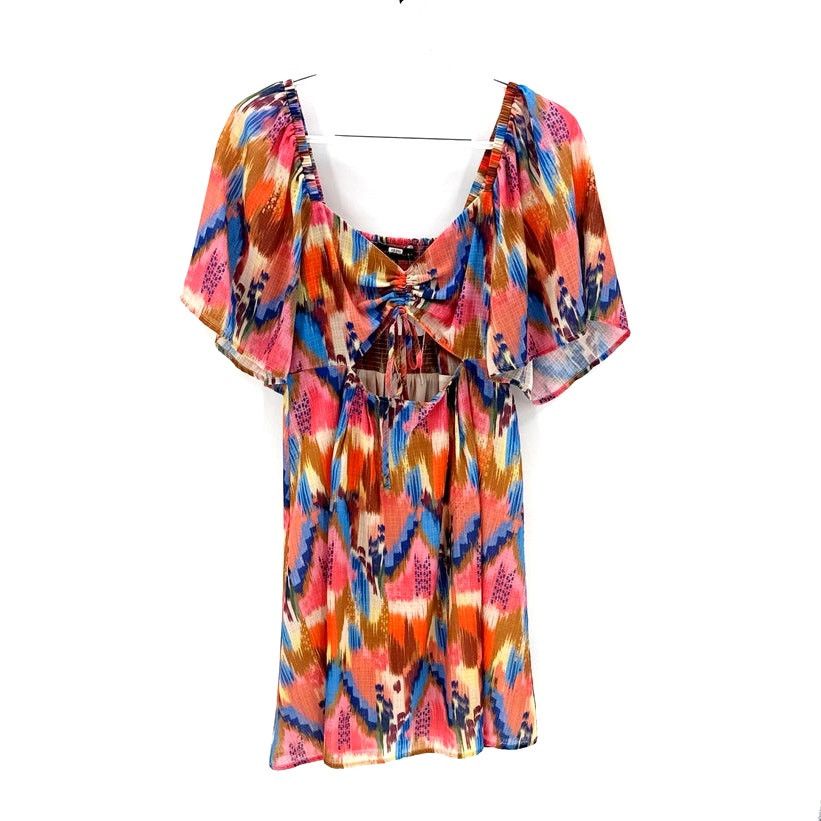 Other Slate & Willow ikat print babydoll flutter sleeve size M Size M / US 6-8 / IT 42-44 - 1 Thumbnail
