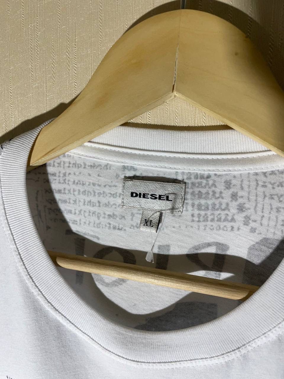 Diesel × Vintage Diesel Vintage Newspapers y2k T Shirt Size US XL / EU 56 / 4 - 9 Thumbnail
