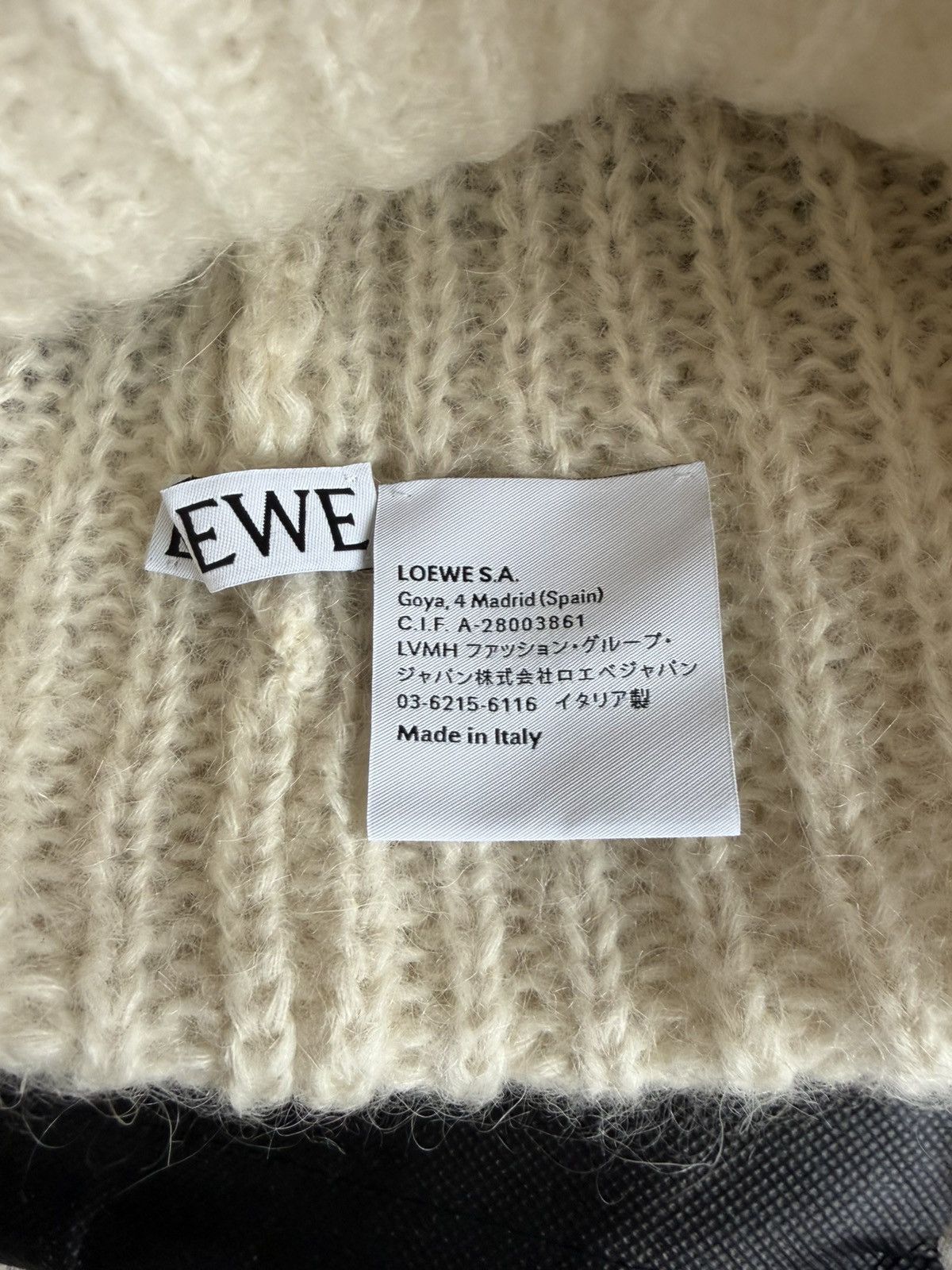 Loewe Loewe Logo Mohair Beanie Size ONE SIZE - 3 Thumbnail