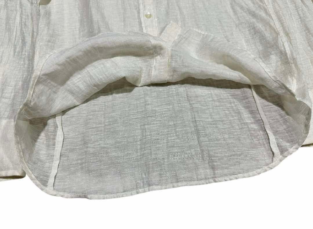 5351 POUR LES HOMMES 🔥Sick Y2K 5351 Pour Les Hommes Hemp Woven Shirt Long Sleeve Size US M / EU 48-50 / 2 - 3 Thumbnail