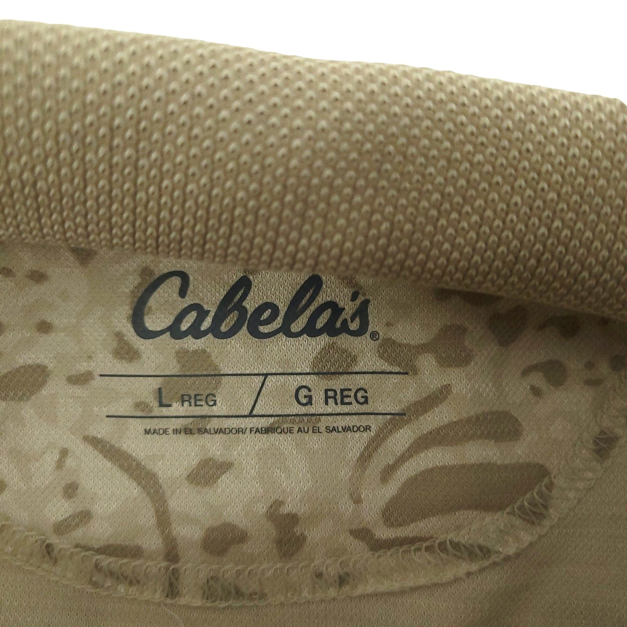 Cabelas Cabelas Polo Shirt Mens L Short Sleeve Fishing Hunting Size US L / EU 52-54 / 3 - 11 Thumbnail