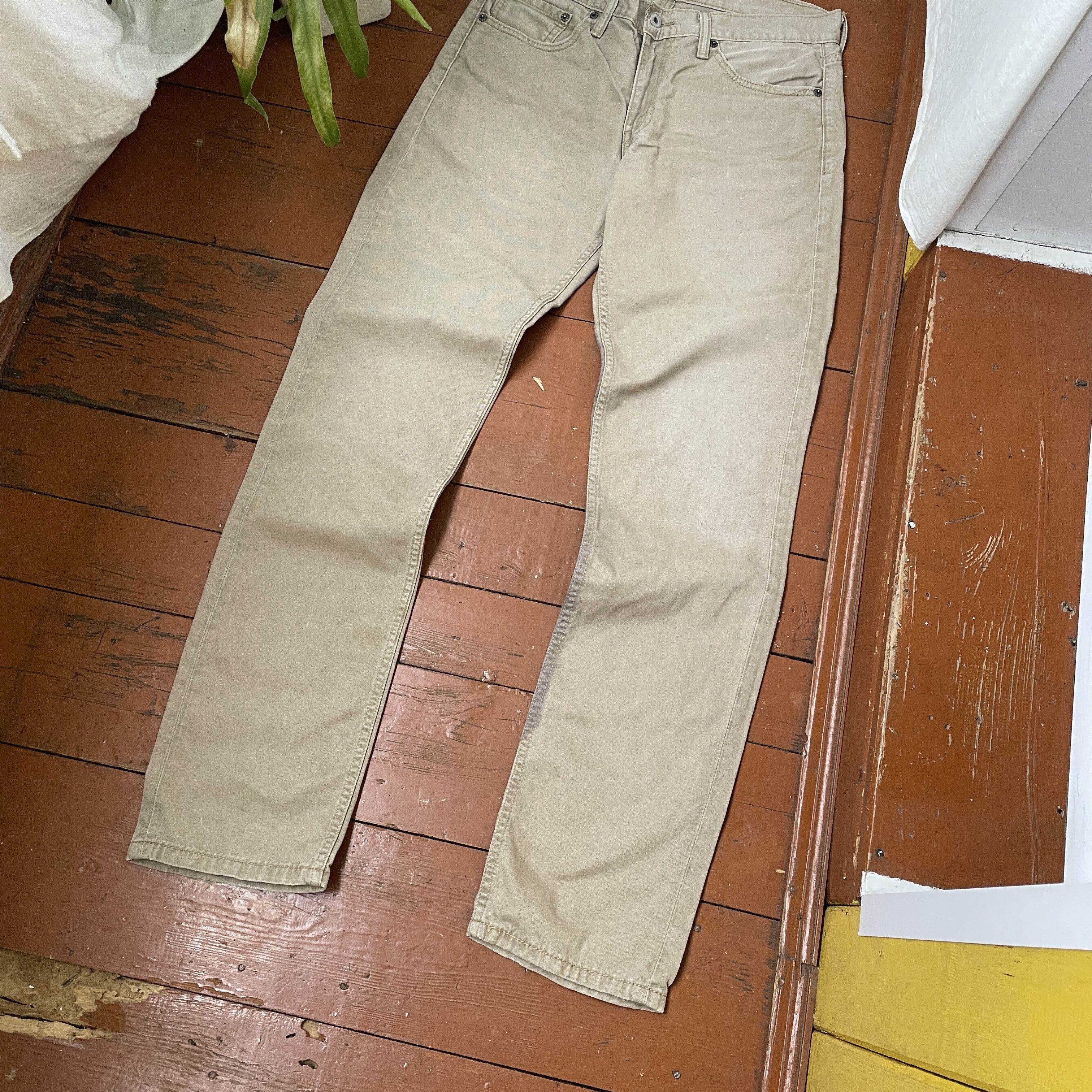 Levi's Wings Art Levi's Custom 1of1 pants Rare opium y2k faded Size US 33 - 12 Thumbnail