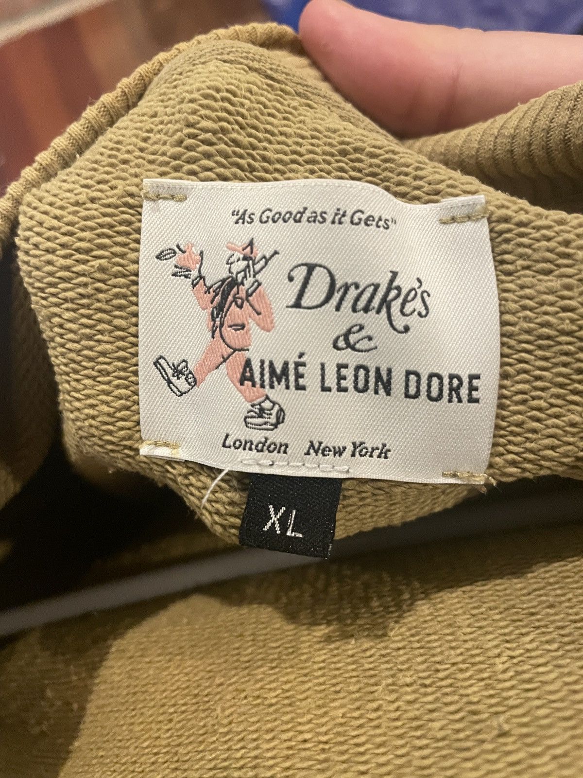 Aime Leon Dore × Drake's ALD / Drakes Utility Pocket Sweatshirt (XL) Size US XL / EU 56 / 4 - 7 Thumbnail