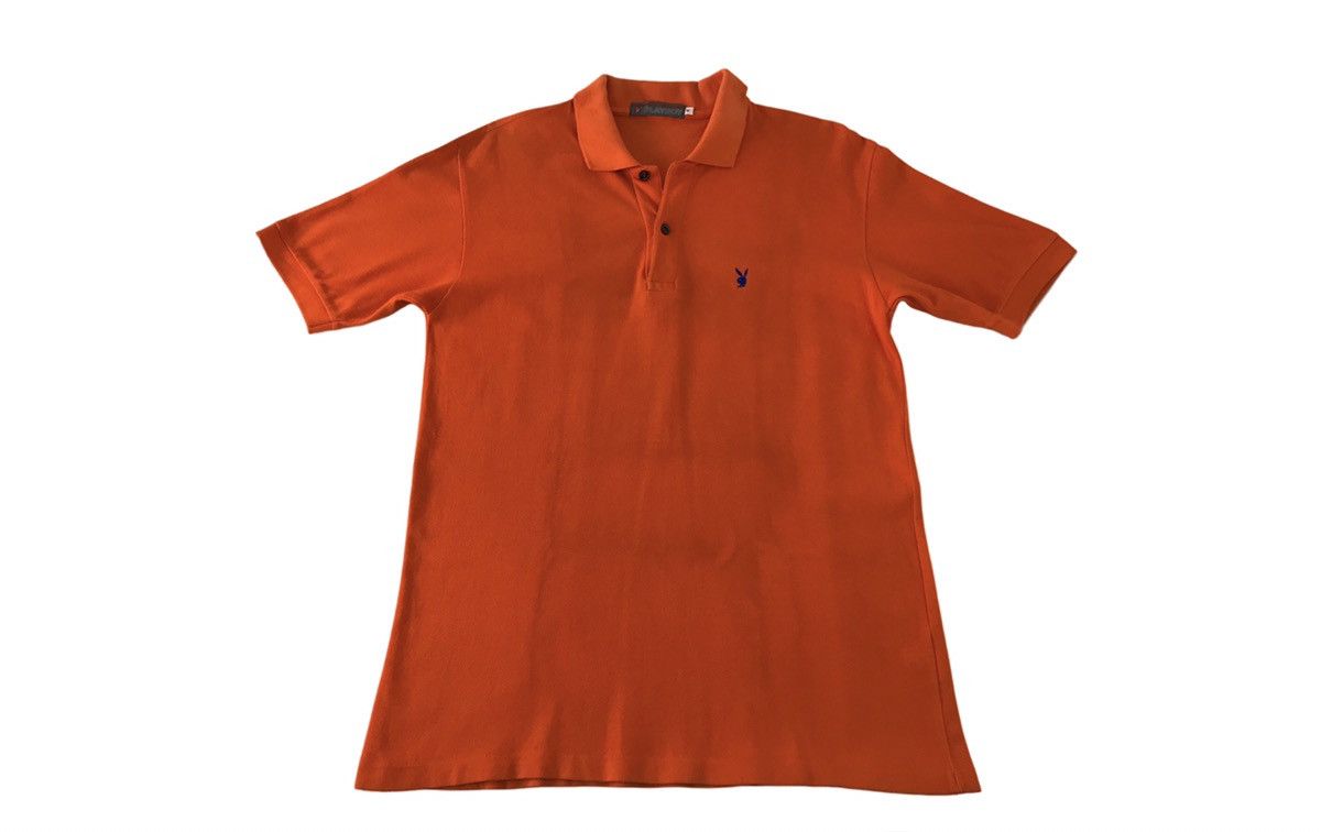 Playboy Vintage Playboy Faded Colour Simple Logo Polo Shirt Size US M / EU 48-50 / 2 - 1 Thumbnail