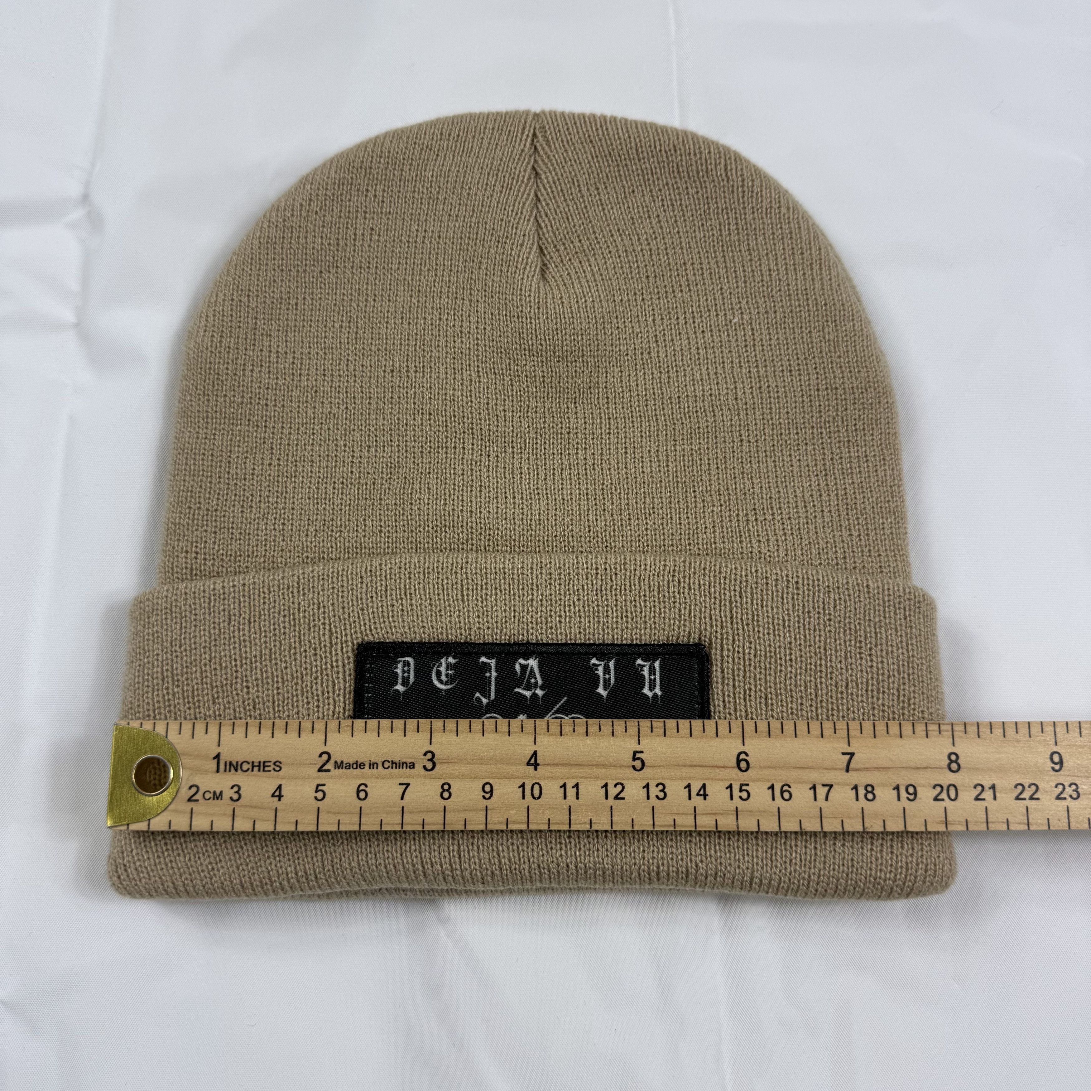 Other CNCO Deja Vu Tan Khaki Ribbed Knit Cuffed Beanie Size ONE SIZE - 9 Thumbnail