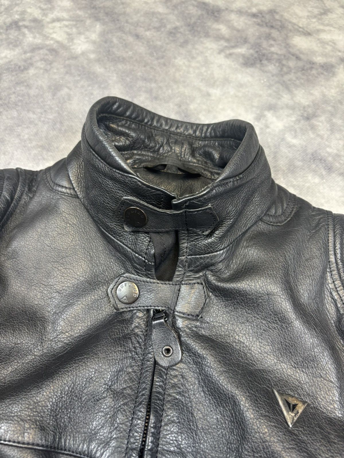 Dainese × Genuine Leather × NASCAR Vintage Dainese Biker Leather Jacket Avantgarde Japanese USA Size US S / EU 44-46 / 1 - 7 Thumbnail