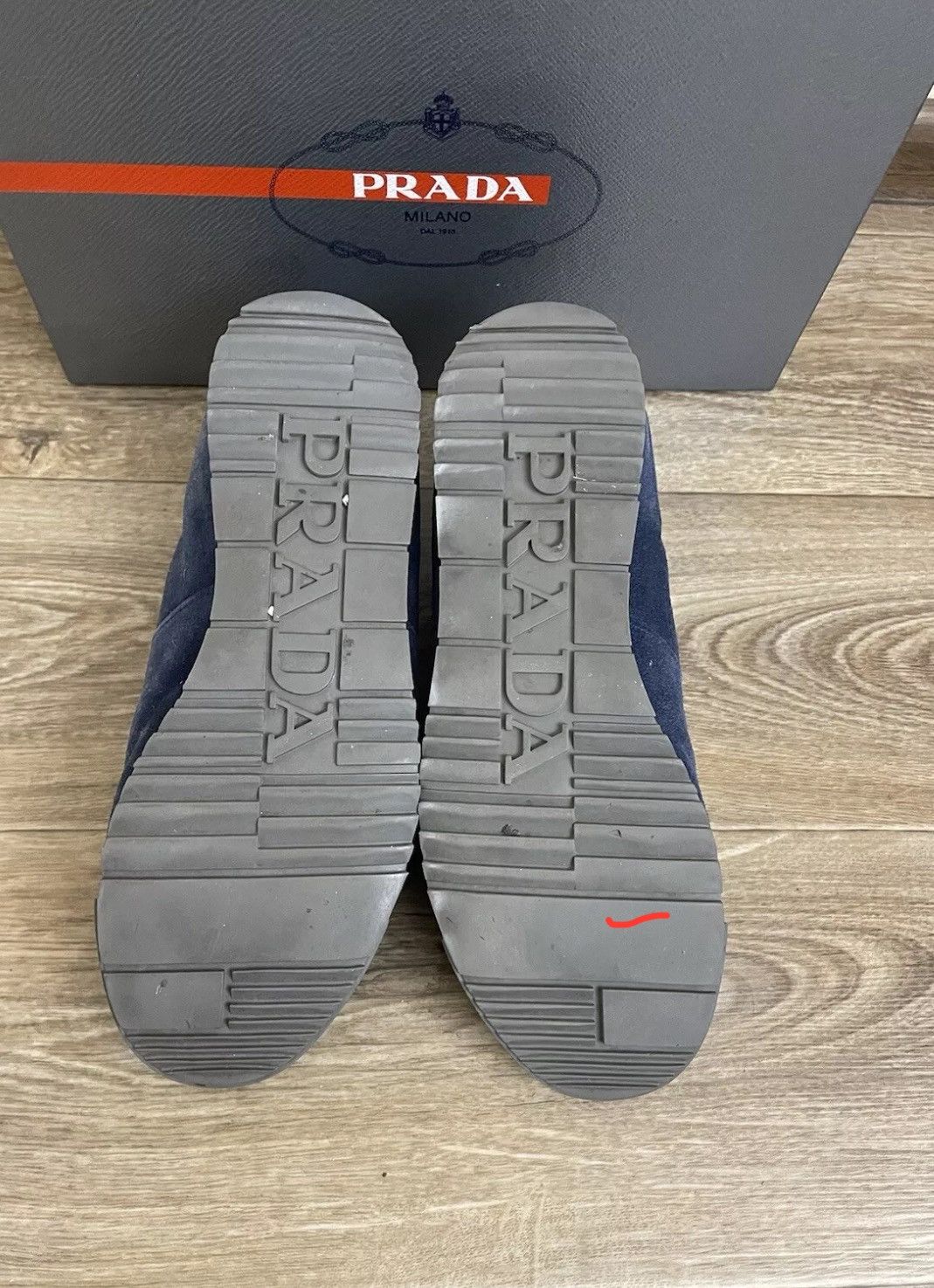 Prada Prada sneakers size 10,5 Size US 10.5 / EU 43-44 - 2 Thumbnail