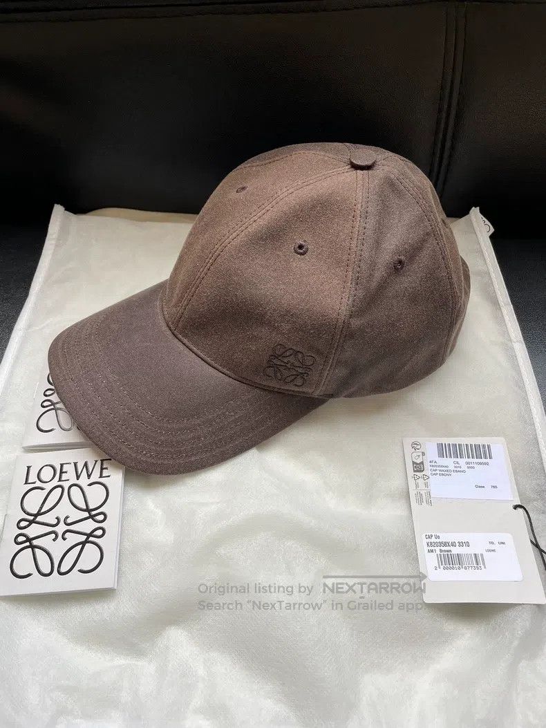 Loewe Embroidered Logo Cotton Baseball Cap