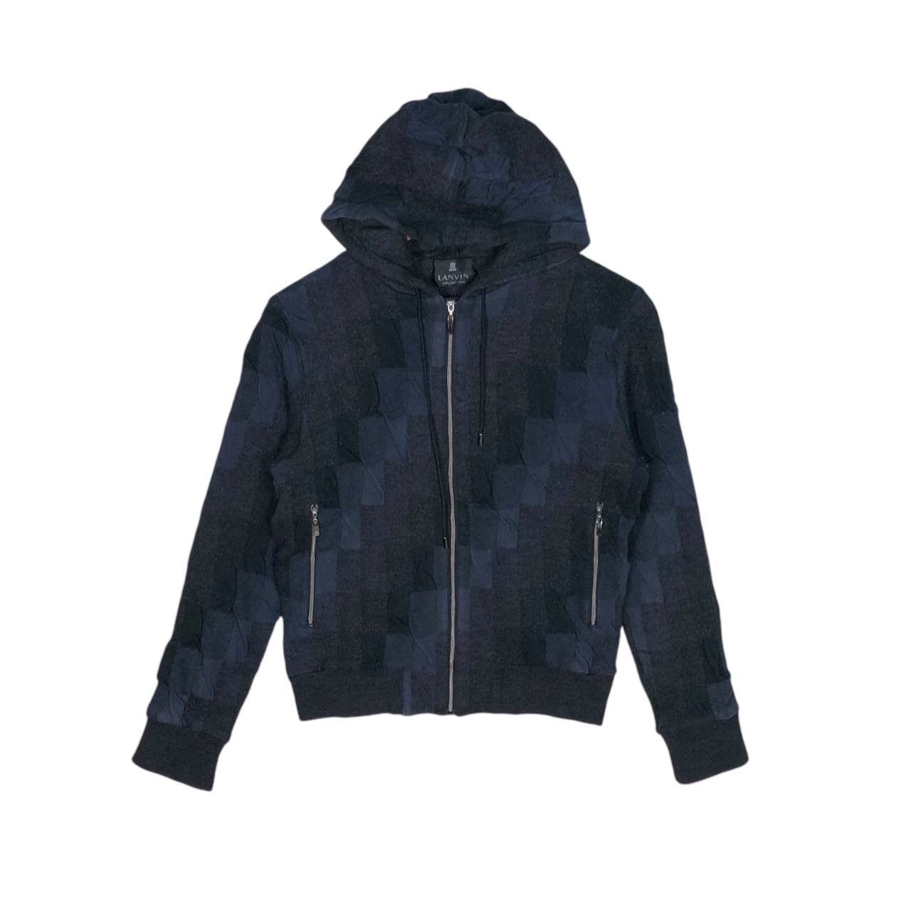 Designer × Lanvin Lanvin Full Zipper Striped Hoodie Size US S / EU 44-46 / 1 - 1 Thumbnail