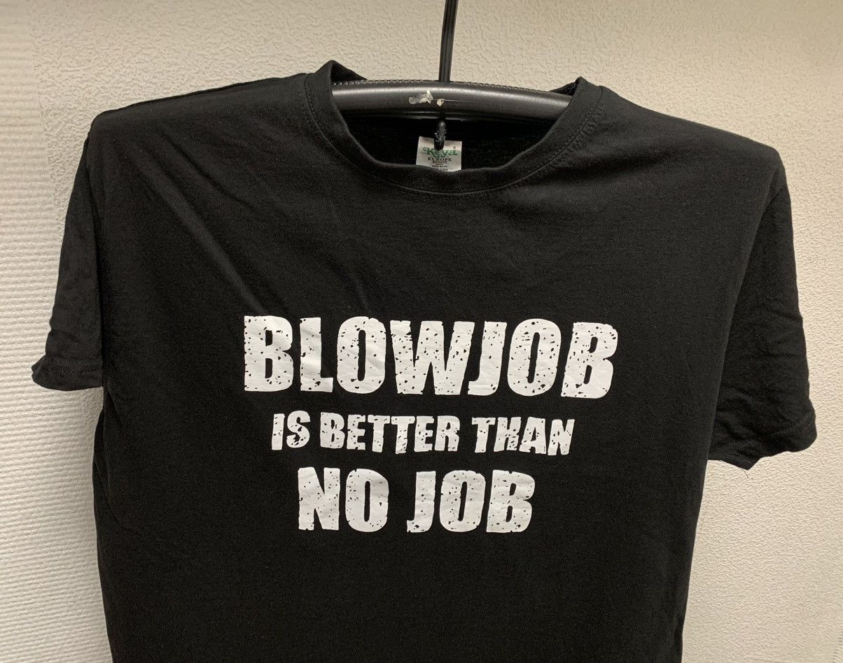 Sex Skateboards Blowjob is better than no job vintage humor black t-shirt L Size US L / EU 52-54 / 3 - 3 Thumbnail