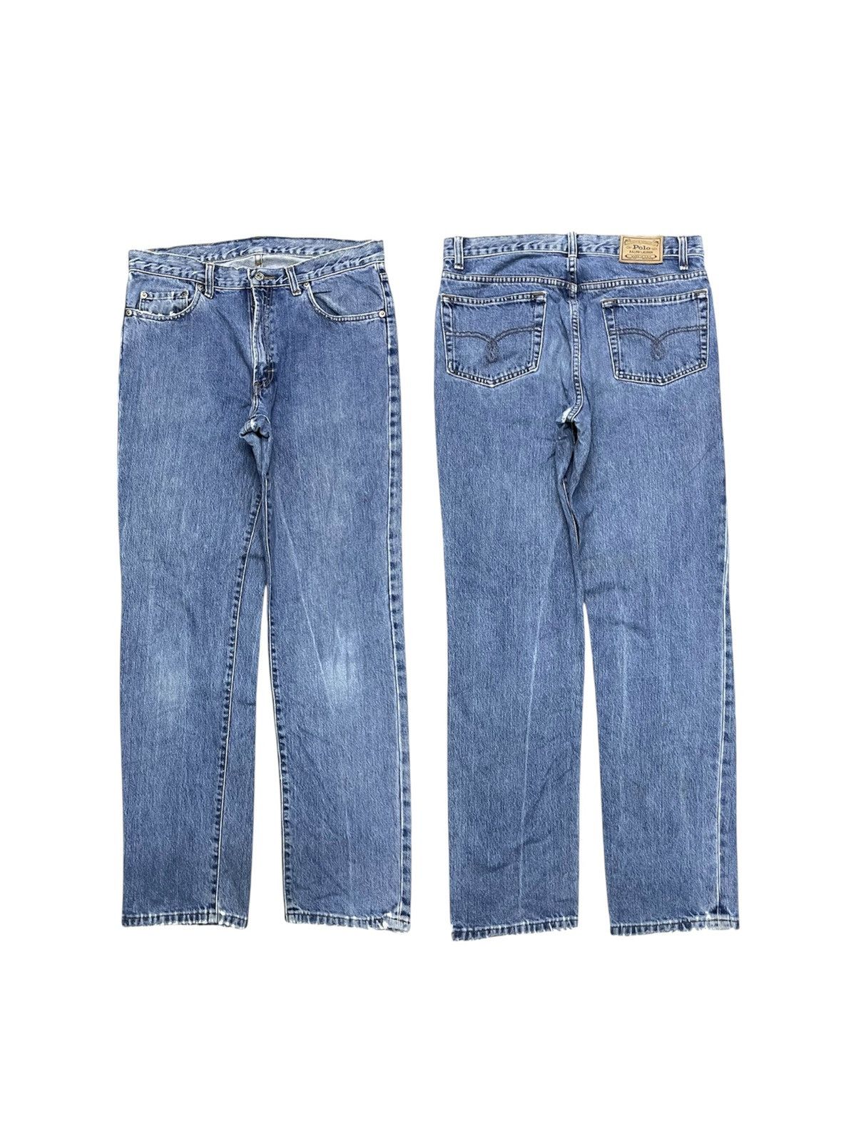 Polo Ralph Lauren 90s POLO RALPH LAUREN BAGGY JEANS MADE IN USA Size US 30 / EU 46 - 1 Thumbnail