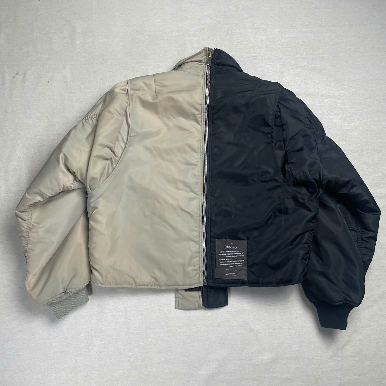 (di)vision (Di)vision split bomber jacket - black and grey Size US M / EU 48-50 / 2 - 2 Thumbnail