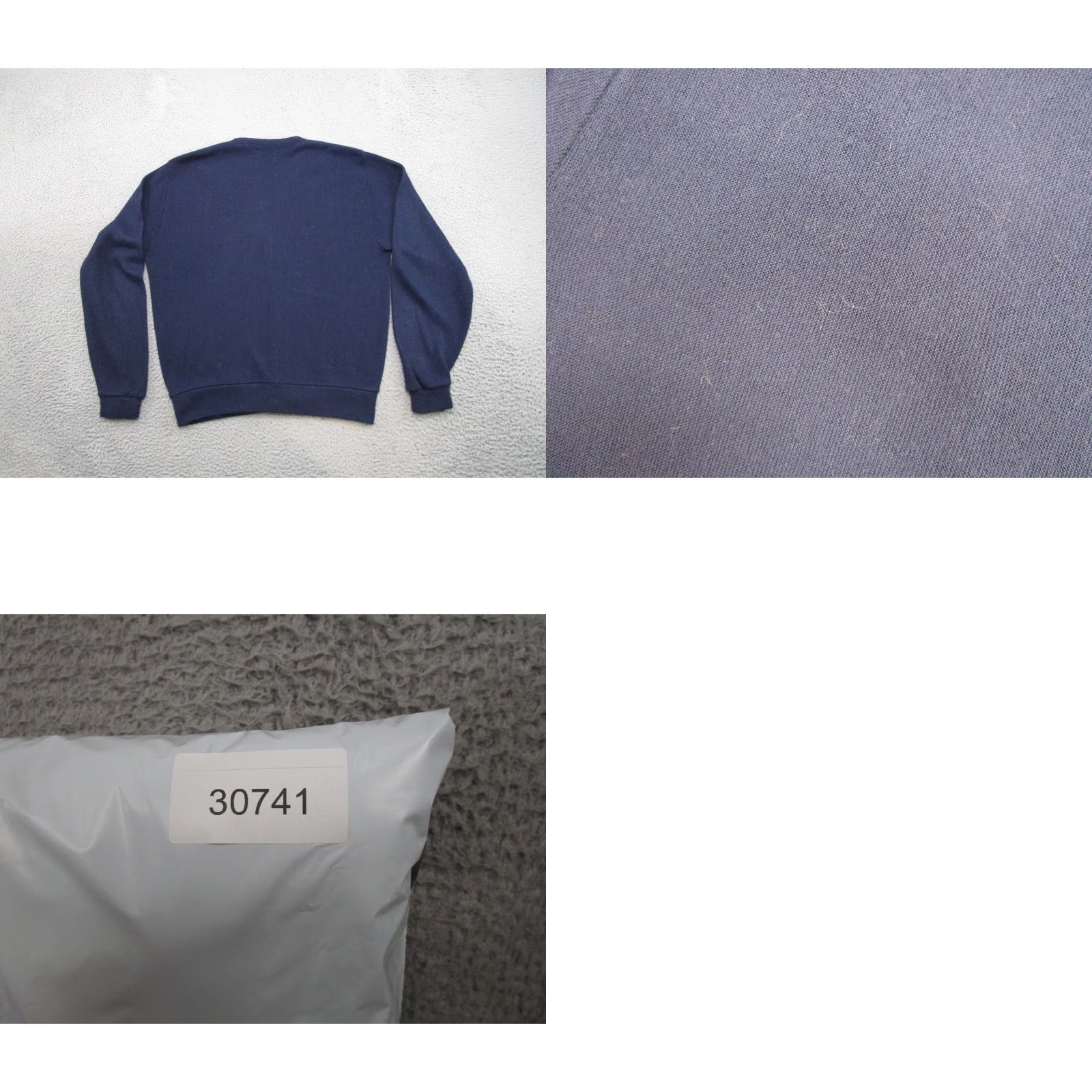 Sears VTG 80s 90s Sears Mens Navy Blue Cardigan Sweater XL Size (Adults) Golf Read Size US XL / EU 56 / 4 - 8 Thumbnail