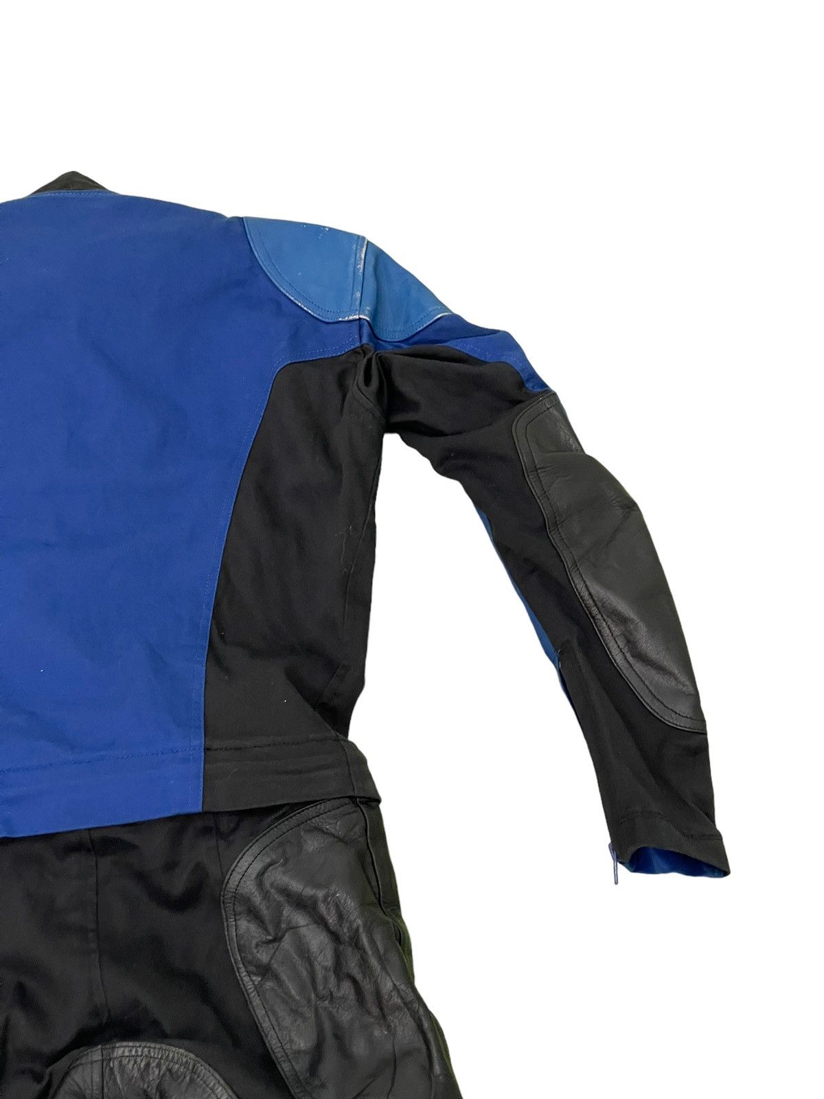 Sports Specialties Vtg 90s Kushitani Motor Jumpsuit Leather Cotton 5🟩3 Size US 29 - 22 Thumbnail