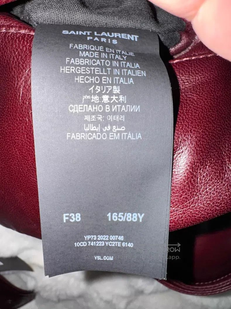 Saint Laurent Paris Saint Laurent Paris Short Sheepskin Leather Jacket Size XS / US 0-2 / IT 36-38 - 6 Thumbnail