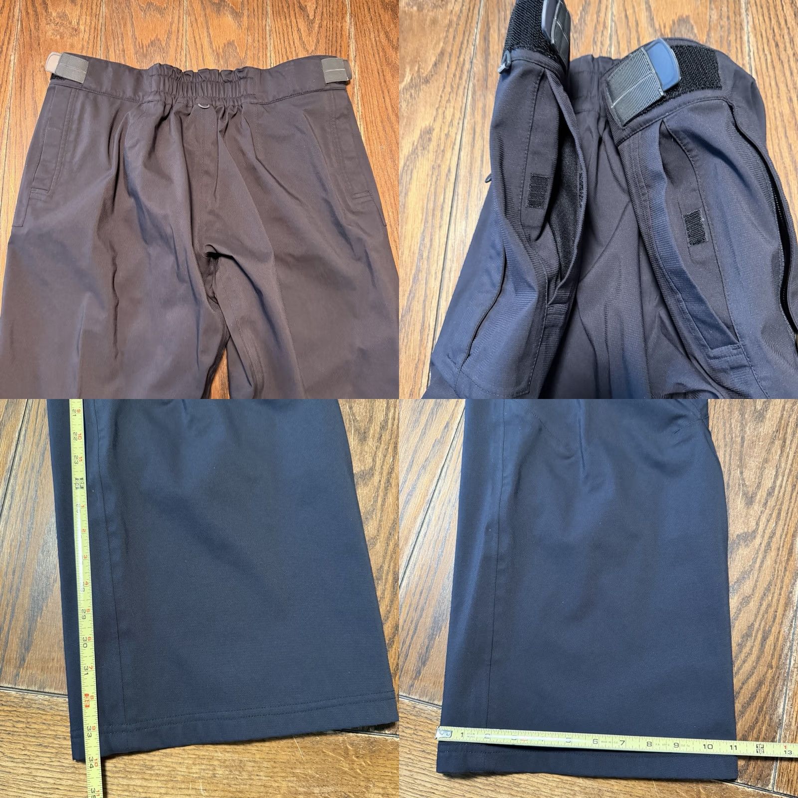 Nike VTG 90s NIKE Track Pants Mens XXL Black Nylon Zip Pockets Adjustable 920220 KL4 Size US 39 - 9 Thumbnail