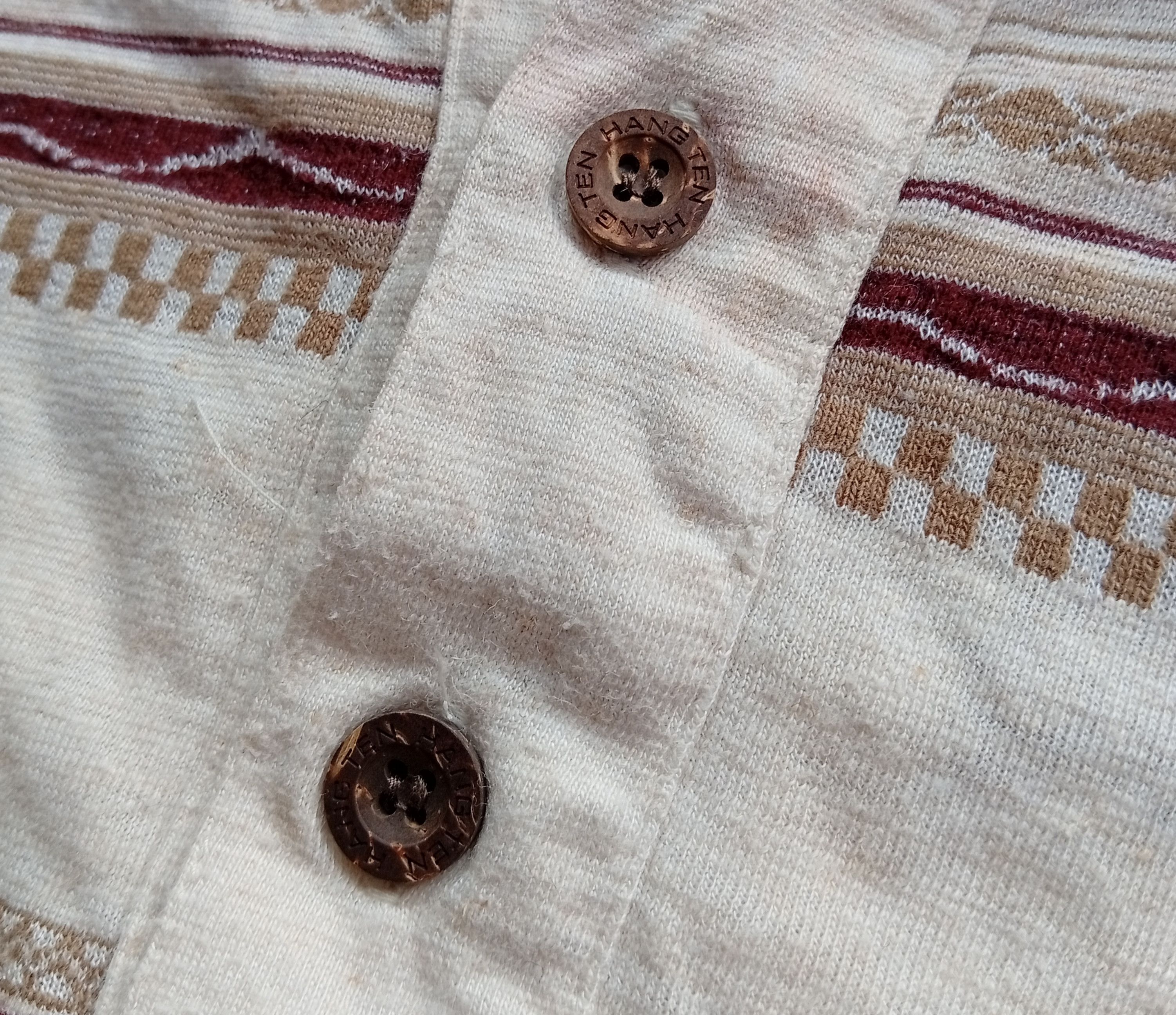 Vintage Vintage HangTen stripe polo Size US L / EU 52-54 / 3 - 4 Thumbnail