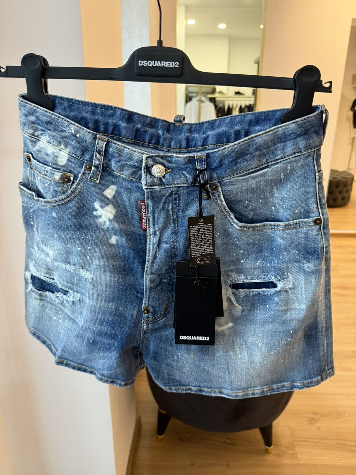 Dsquared2 Dsquared2 denim shorts Size 25" / US 0 / IT 36 - 2 Thumbnail