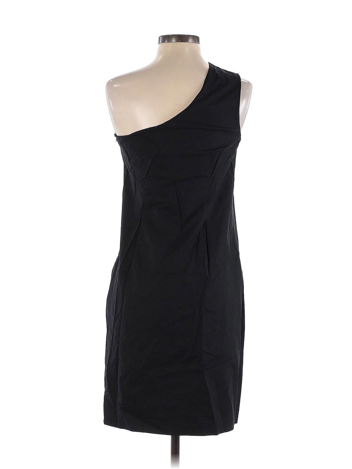 Vince Vince Black One Shoulder Dress Size S / US 4 / IT 40 - 2 Thumbnail