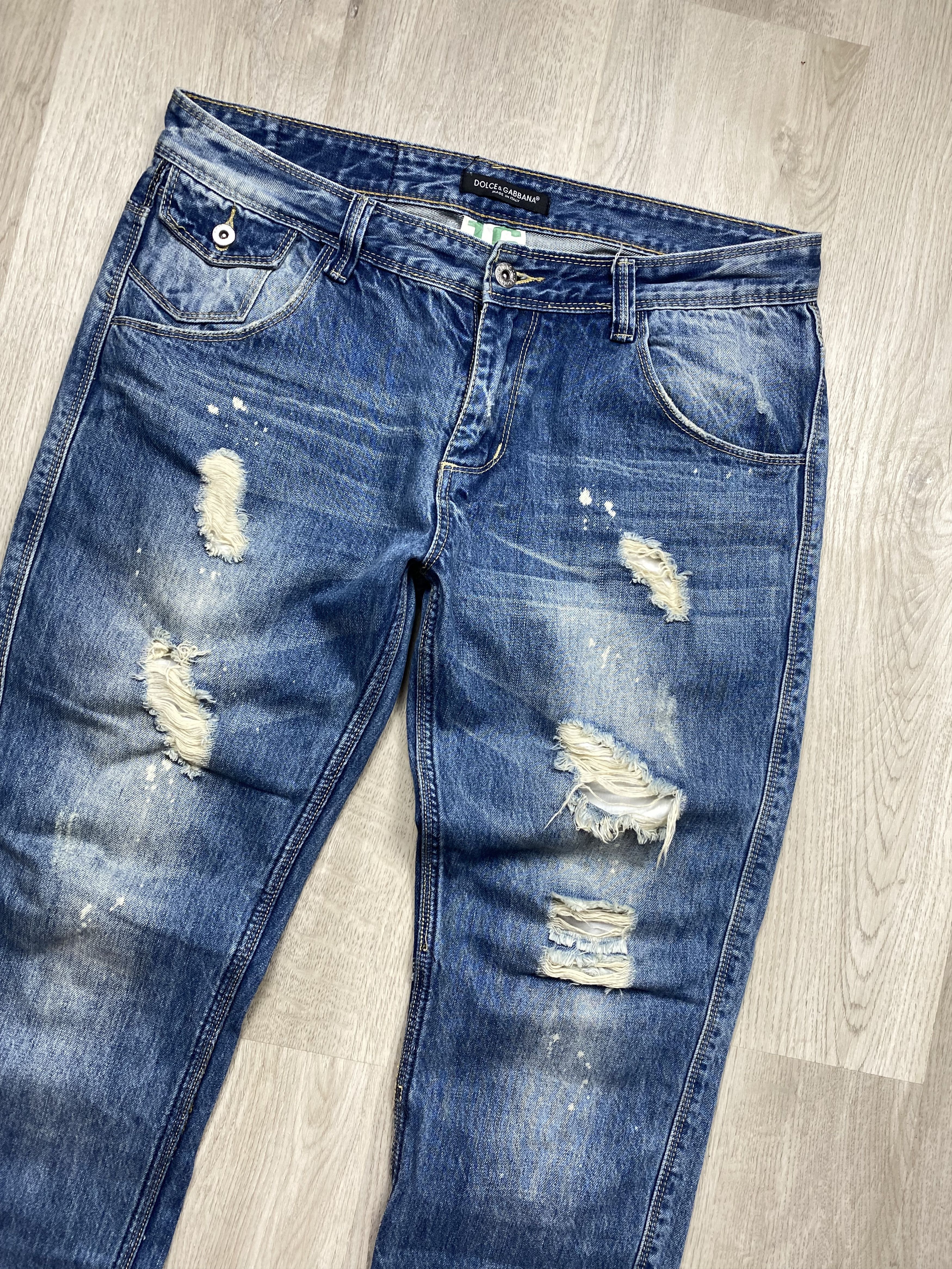 Dolce & Gabbana Dolce & Gabbana Mens Denim Pants Jeans Y2K Size US 34 / EU 50 - 5 Thumbnail