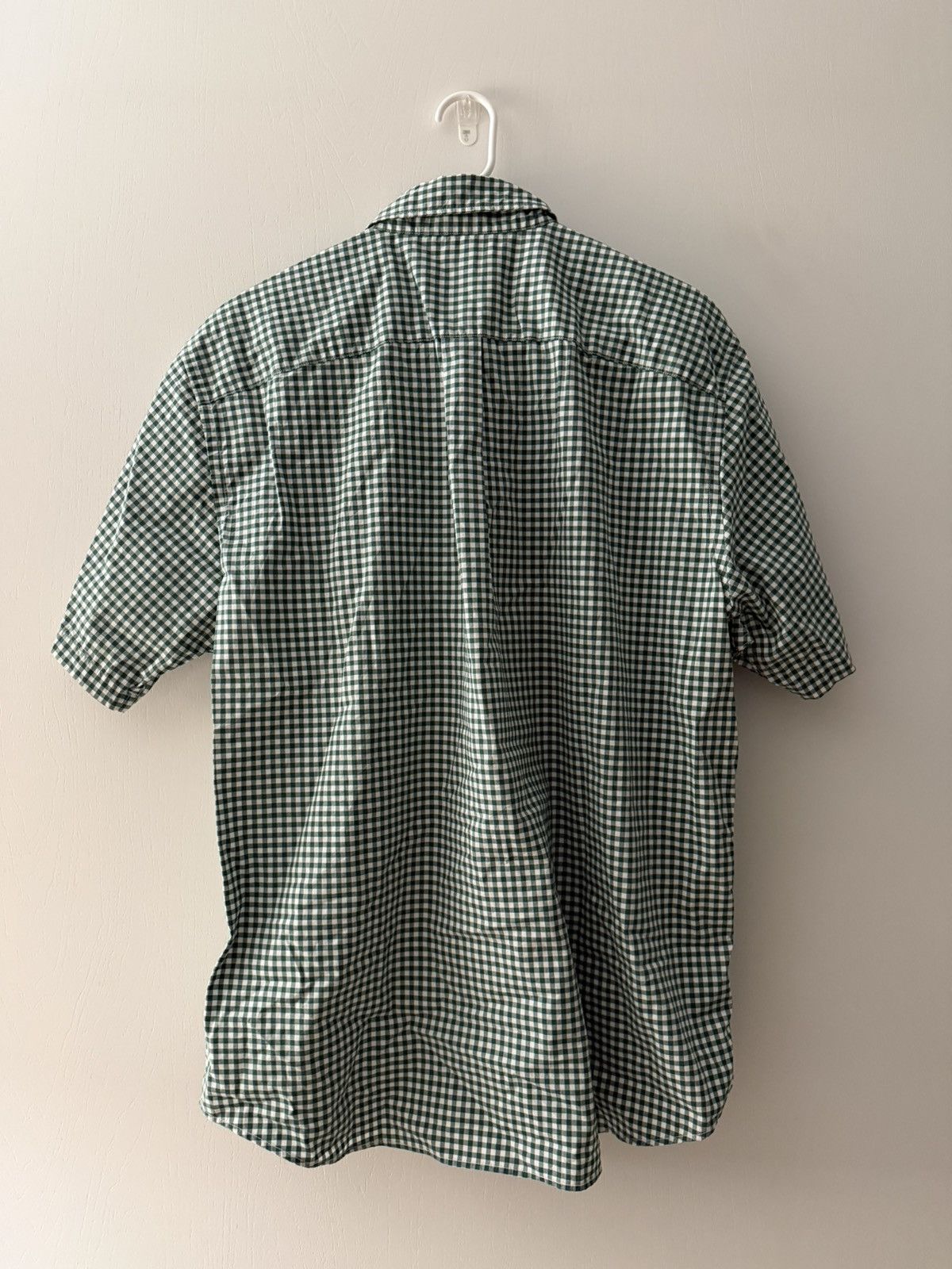 Uniqlo Green Checkered Button Up Shirt Size US L / EU 52-54 / 3 - 2 Thumbnail