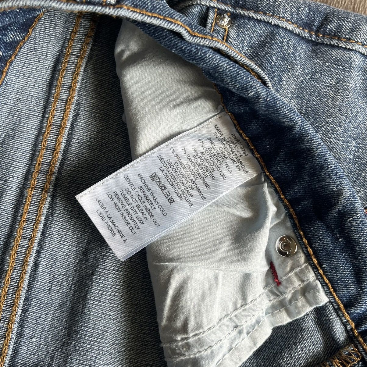 True Religion Vintage 2000s True Religion Ricky Straight Denim Jeans 36 Size US 36 / EU 52 - 9 Thumbnail