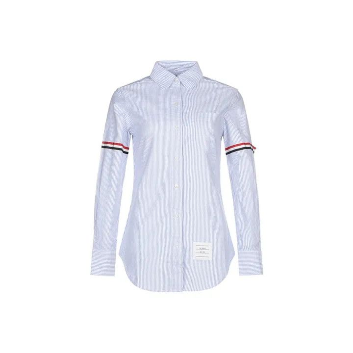 Thom Browne Thom Browne Striped Long Sleeve Shirt for Women 0079 Size L / US 10 / IT 46 - 1 Thumbnail