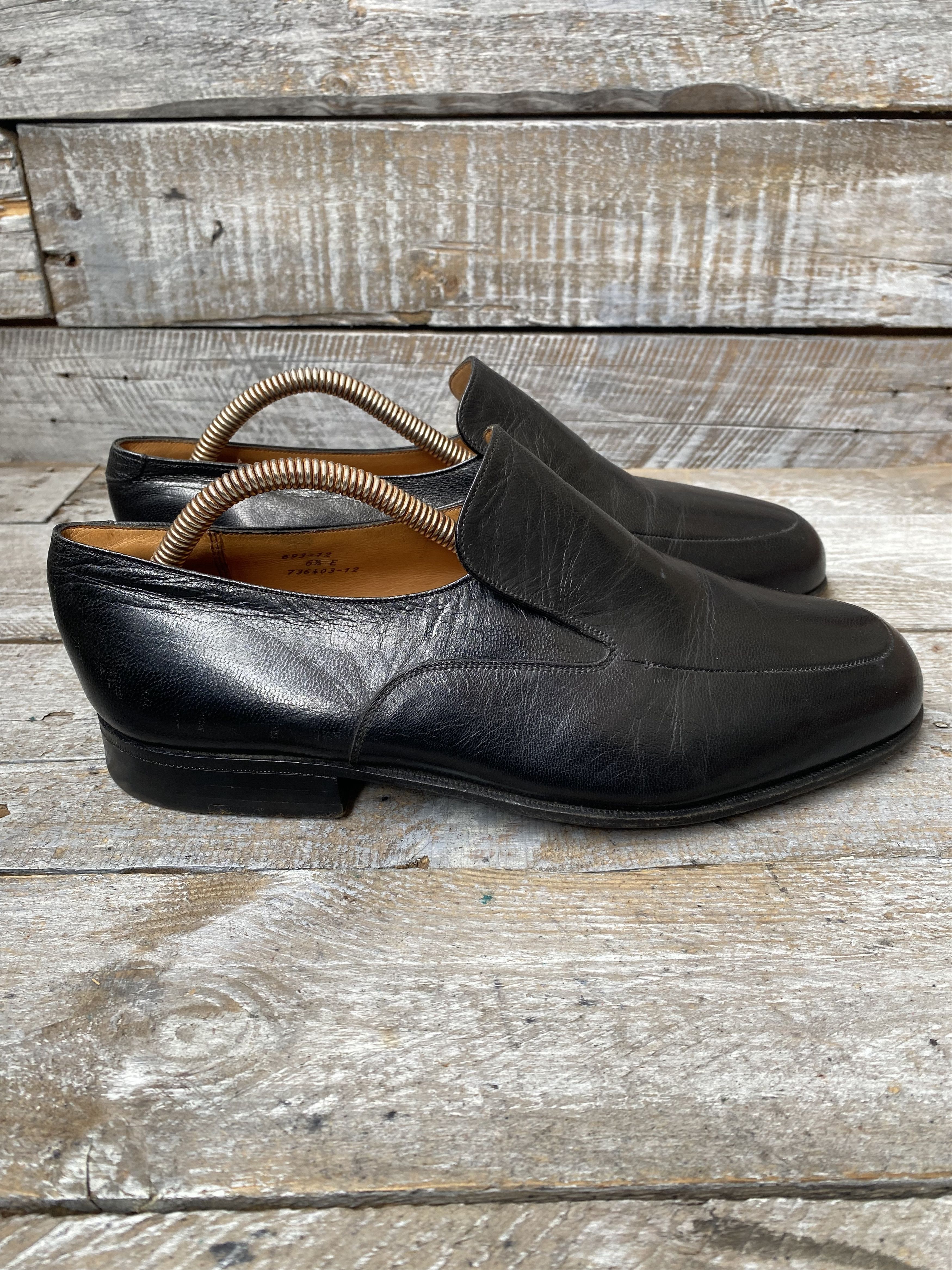 J.M. Weston J.M.Weston black leather slip on loafers sz Size US 6.5 / EU 39-40 - 7 Thumbnail