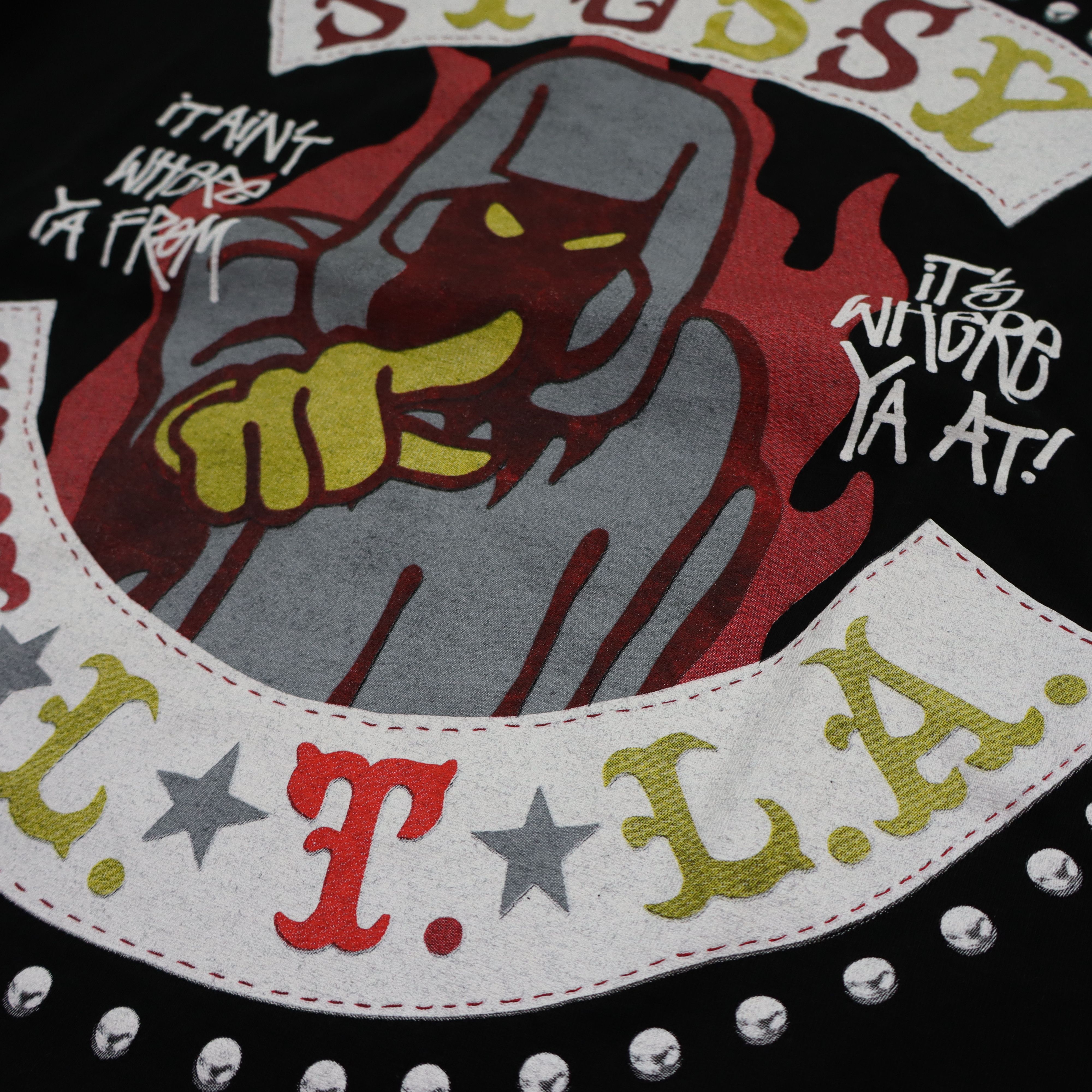 Stussy Vintage Stussy Ninja Witch NYLTLA Rare T shirt Size US M / EU 48-50 / 2 - 7 Thumbnail